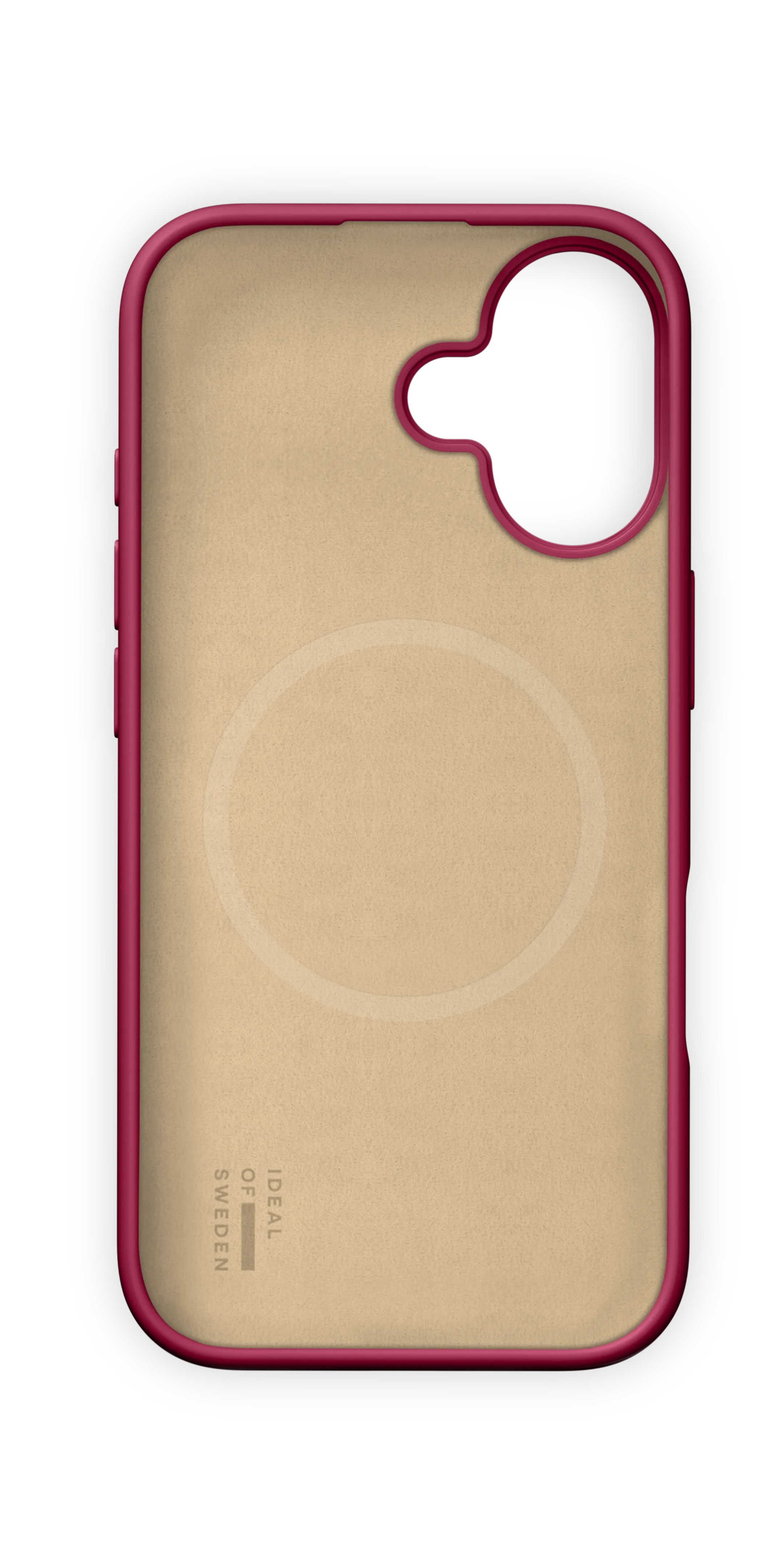 iDeal of Sweden Silicone backcover met MagSafe voor iPhone 16 - Cranberry image