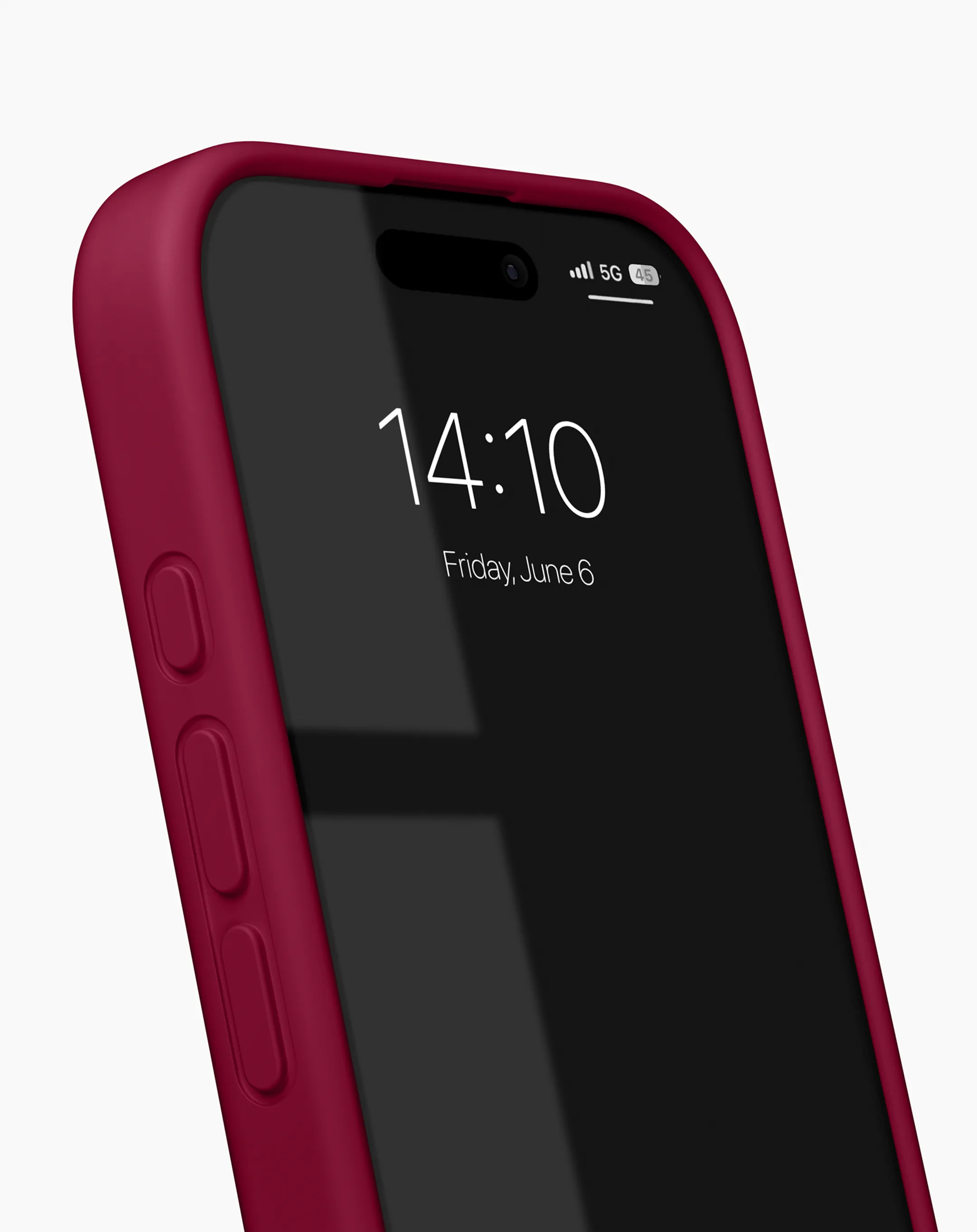 iDeal of Sweden Silicone backcover met MagSafe voor iPhone 16 Pro Max - Cranberry image