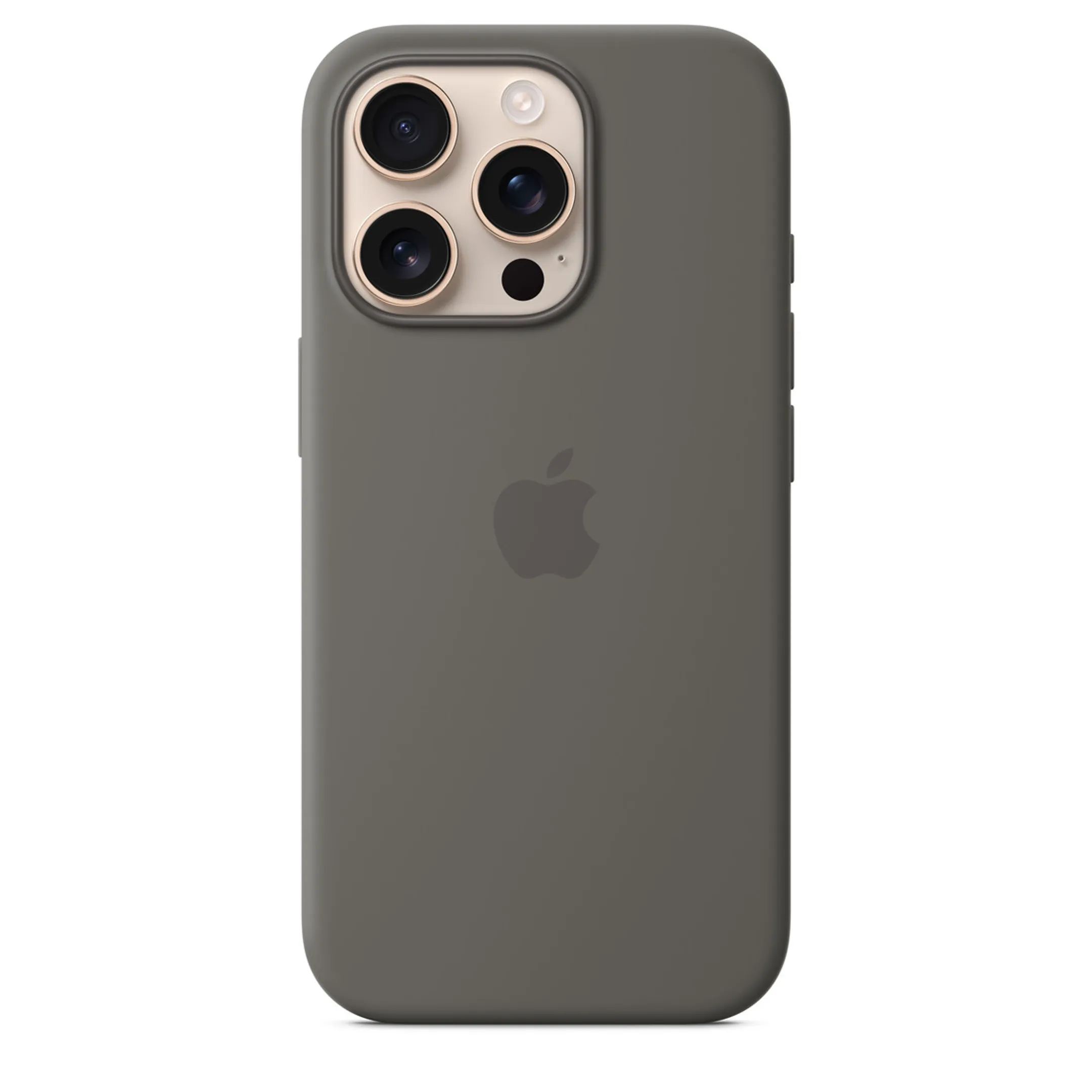 Apple Silicone case met MagSafe voor iPhone 16 Pro - Stone Gray image