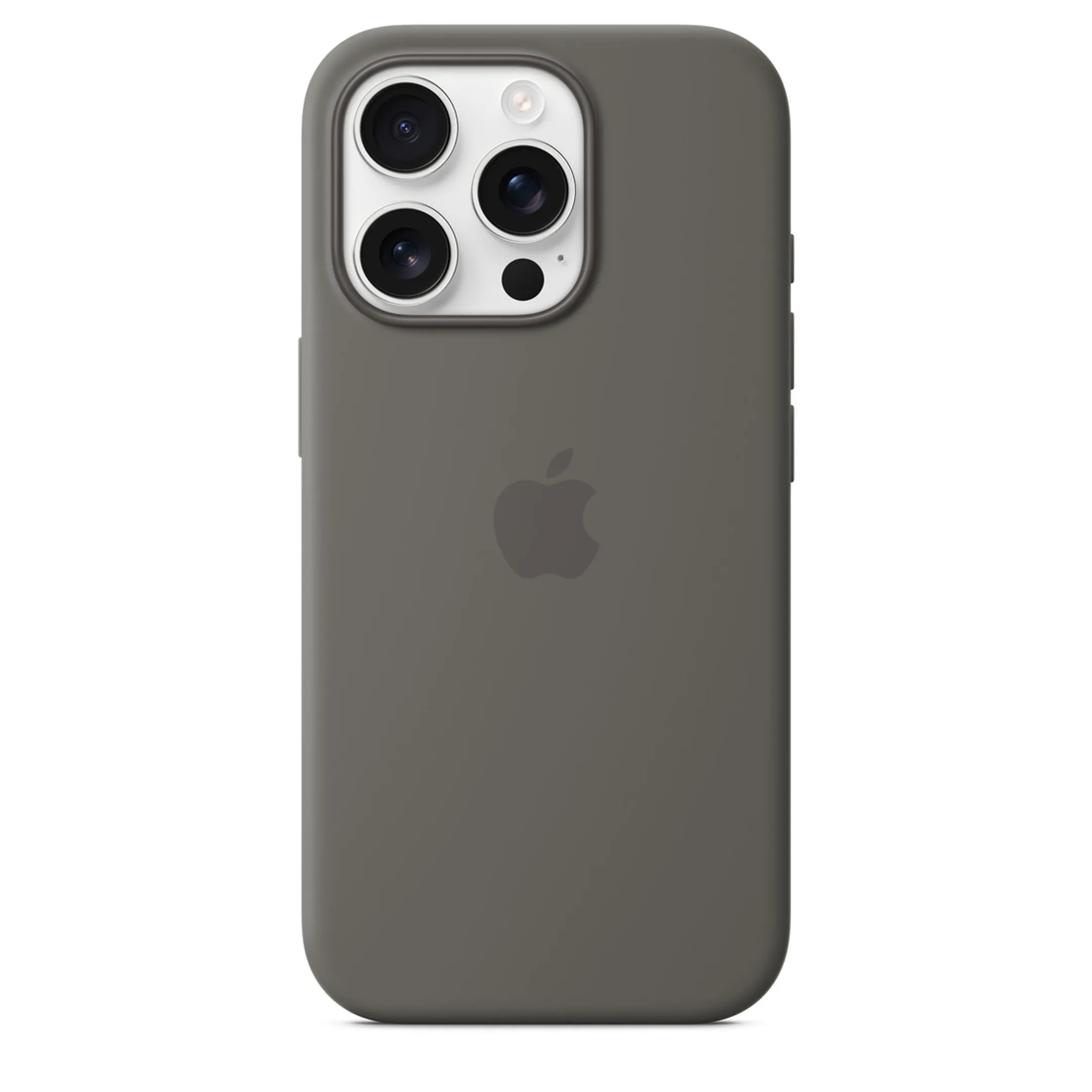 Apple Silicone case met MagSafe voor iPhone 16 Pro - Stone Gray image