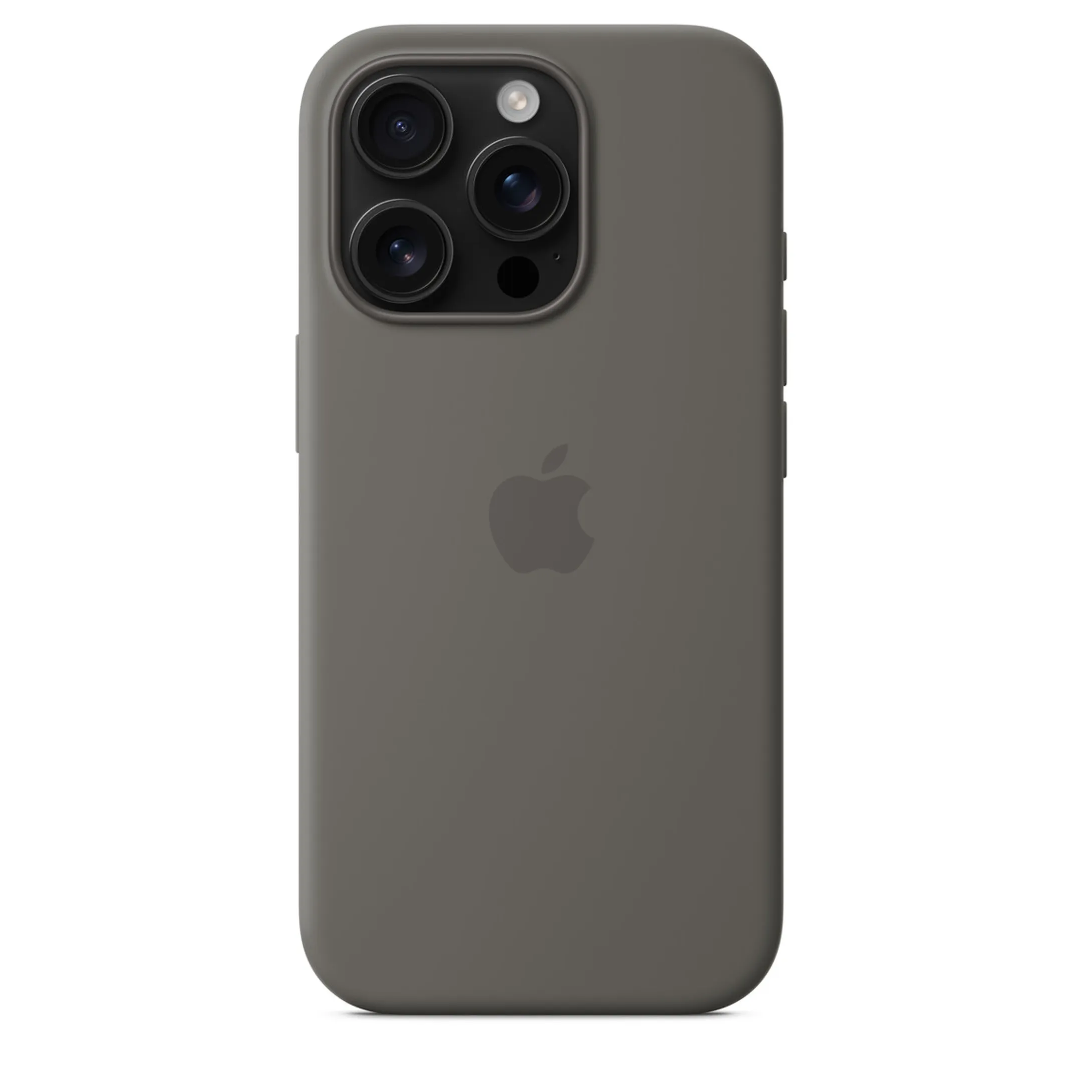Apple Silicone case met MagSafe voor iPhone 16 Pro - Stone Gray image