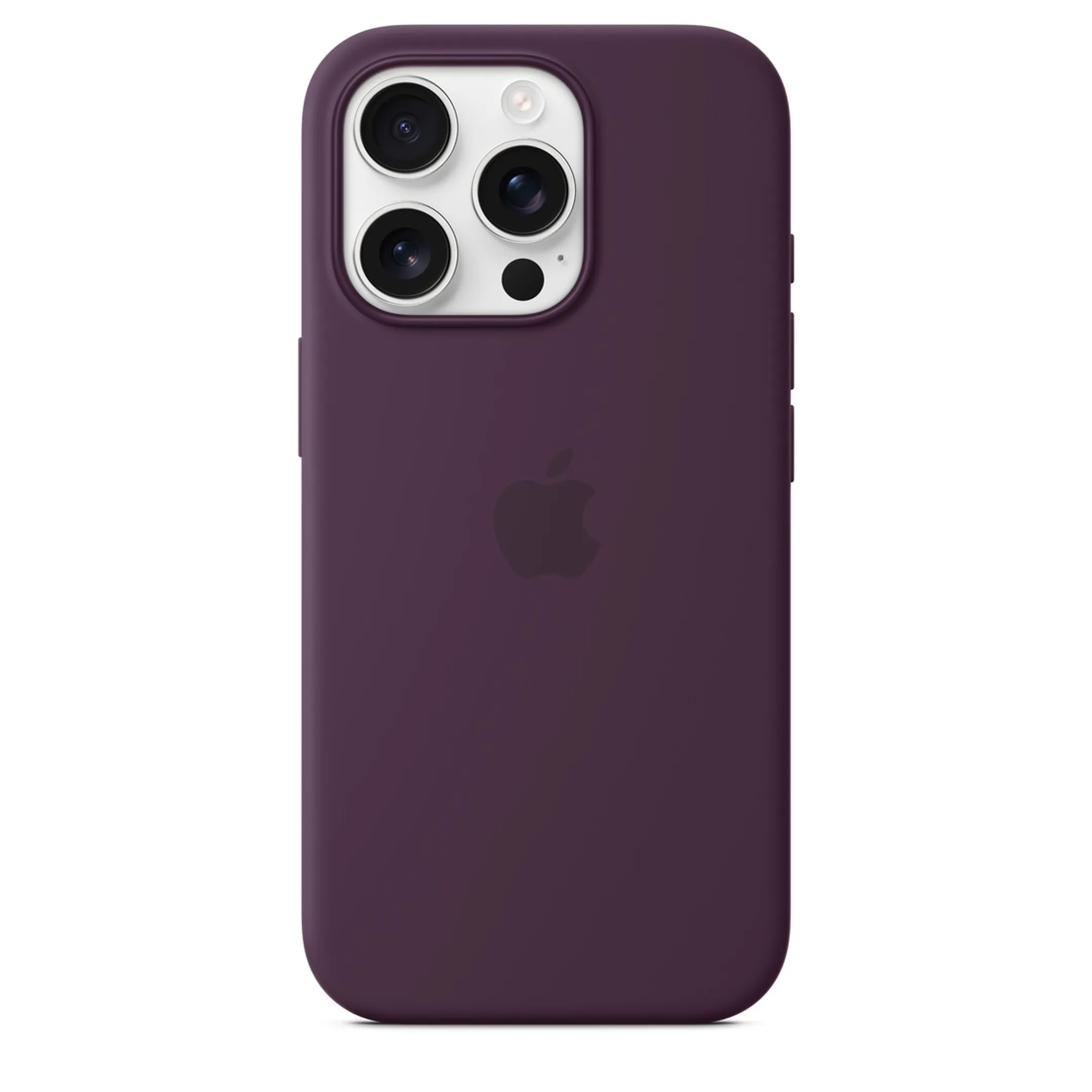 Apple Silicone case met MagSafe voor iPhone 16 Pro - Plum image