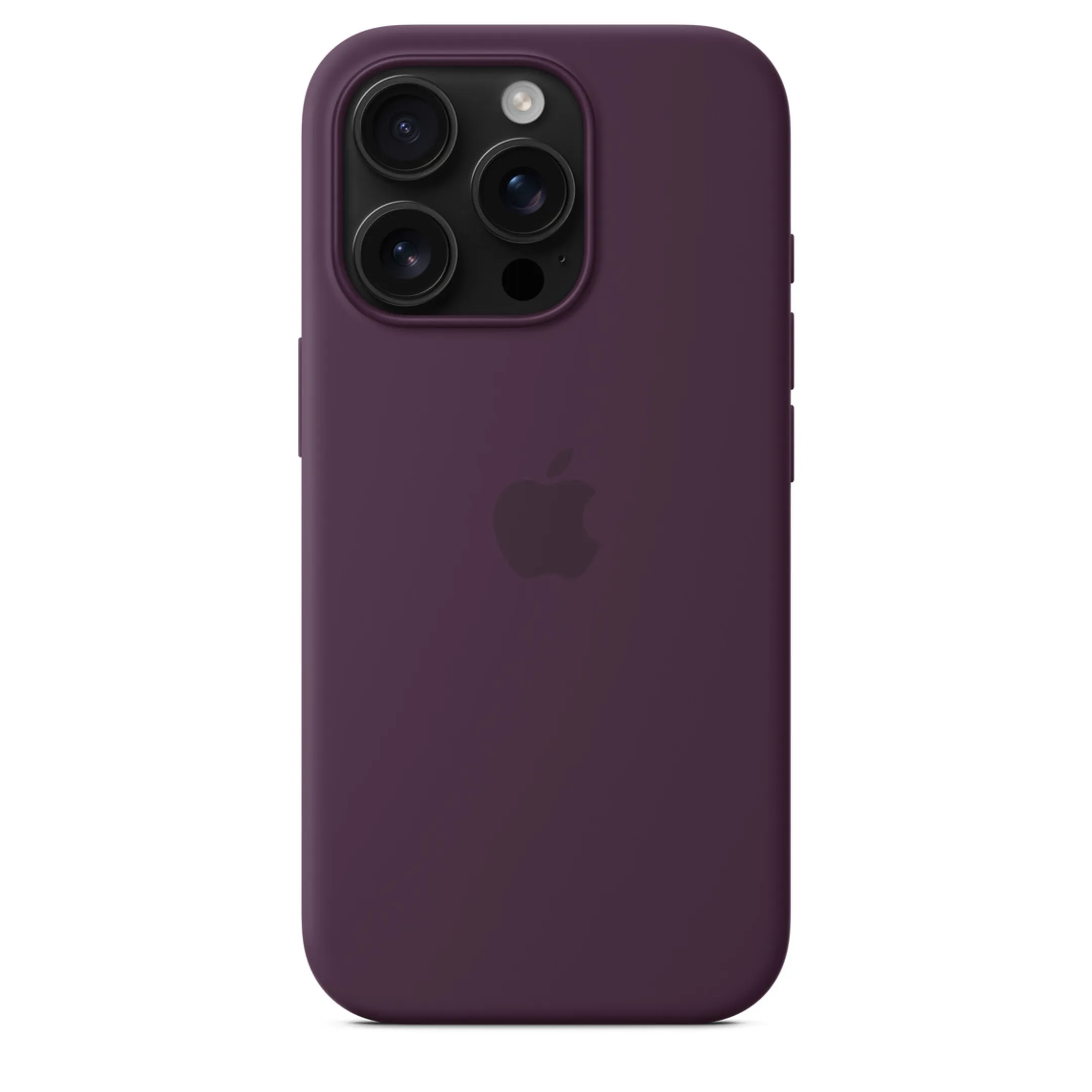 Apple Silicone case met MagSafe voor iPhone 16 Pro - Plum image