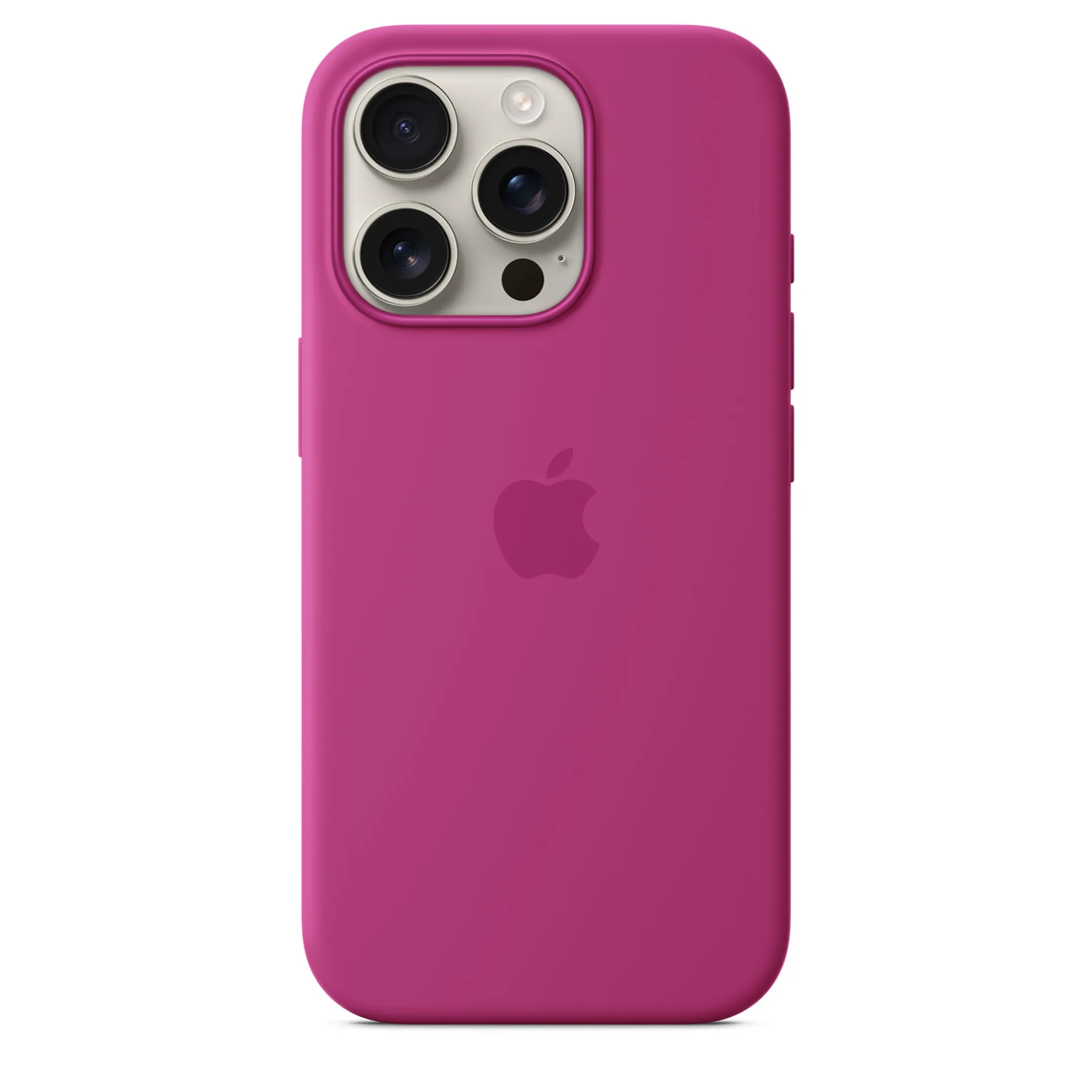 Apple Silicone case met MagSafe voor iPhone 16 Pro - Fuchsia image