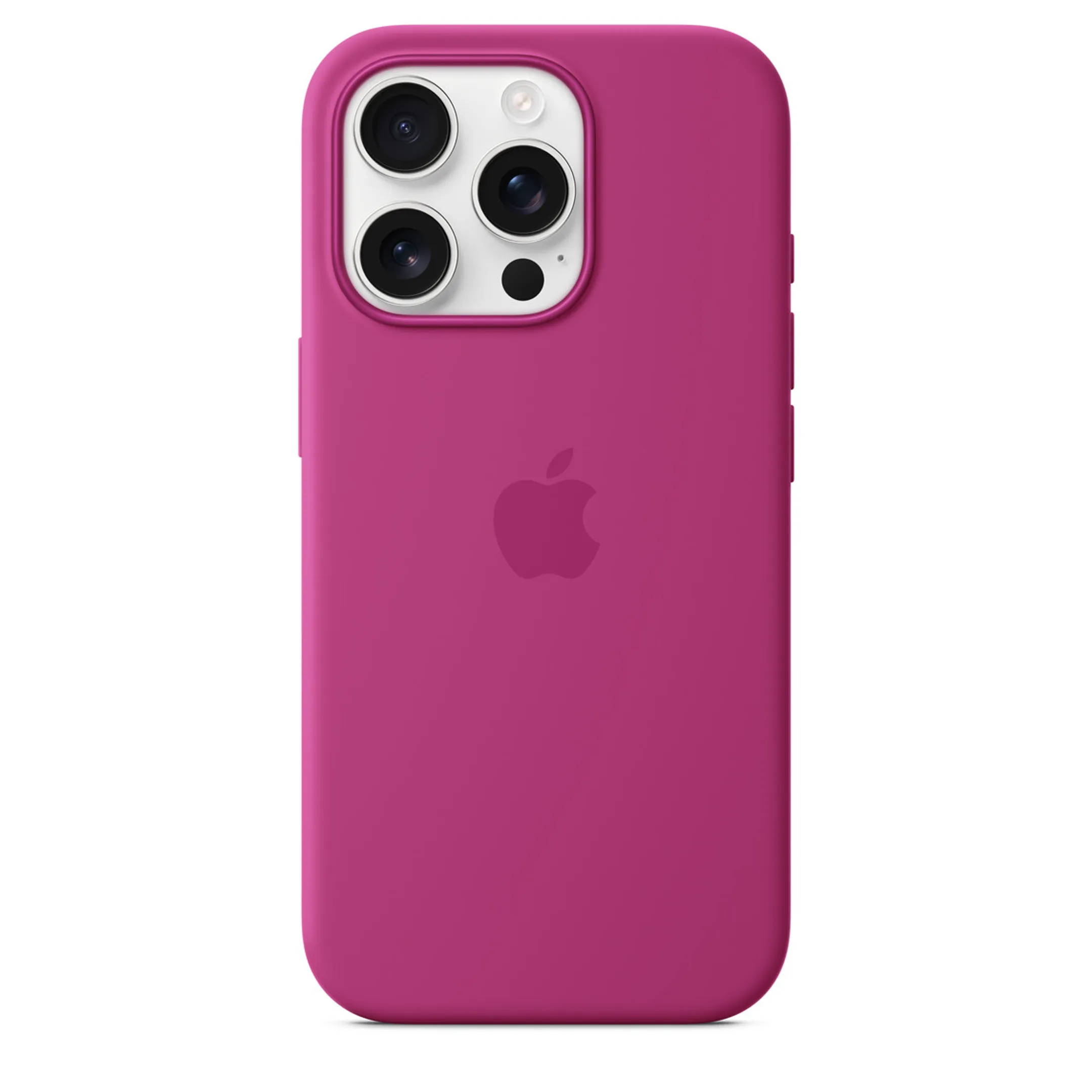 Apple Silicone case met MagSafe voor iPhone 16 Pro - Fuchsia image