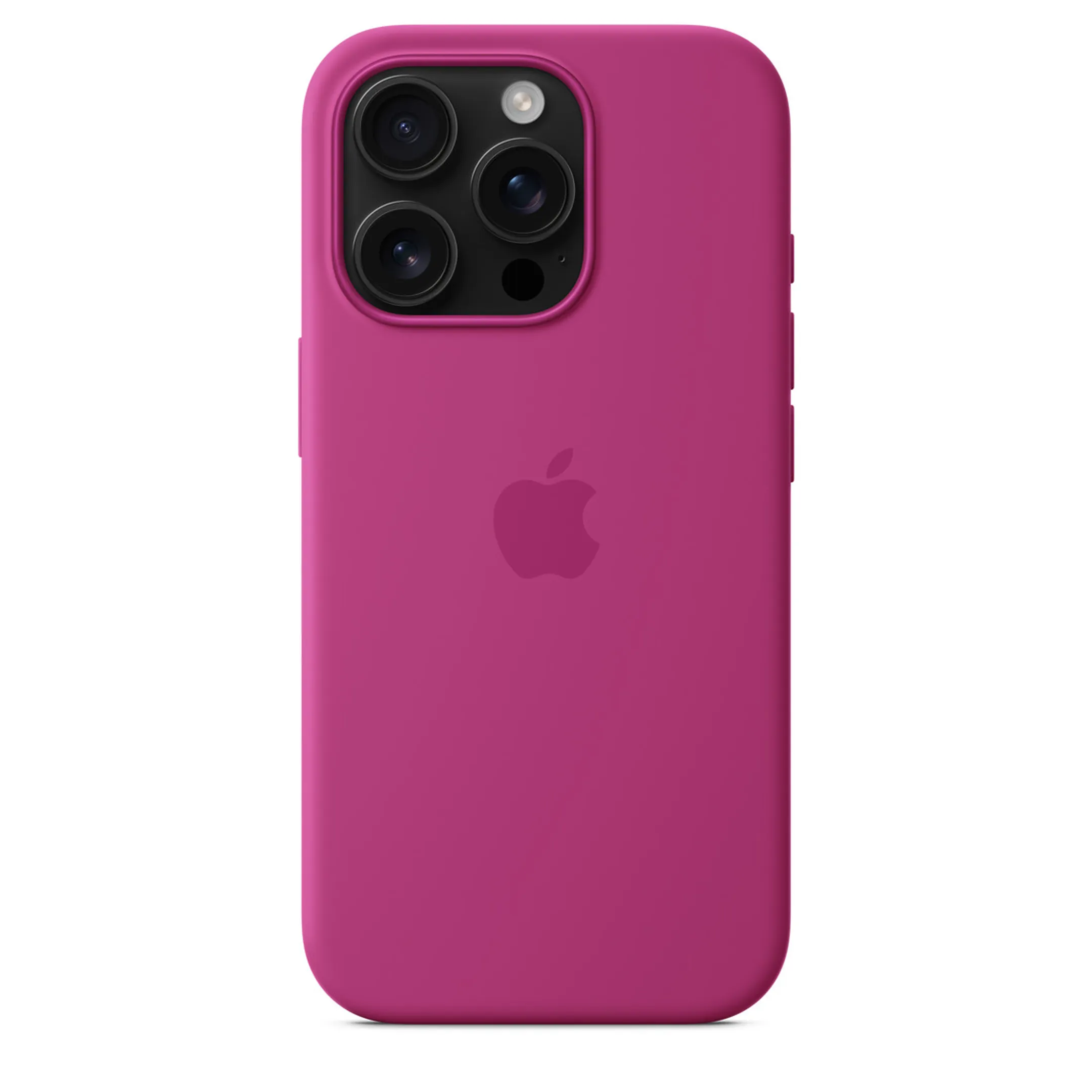Apple Silicone case met MagSafe voor iPhone 16 Pro - Fuchsia image