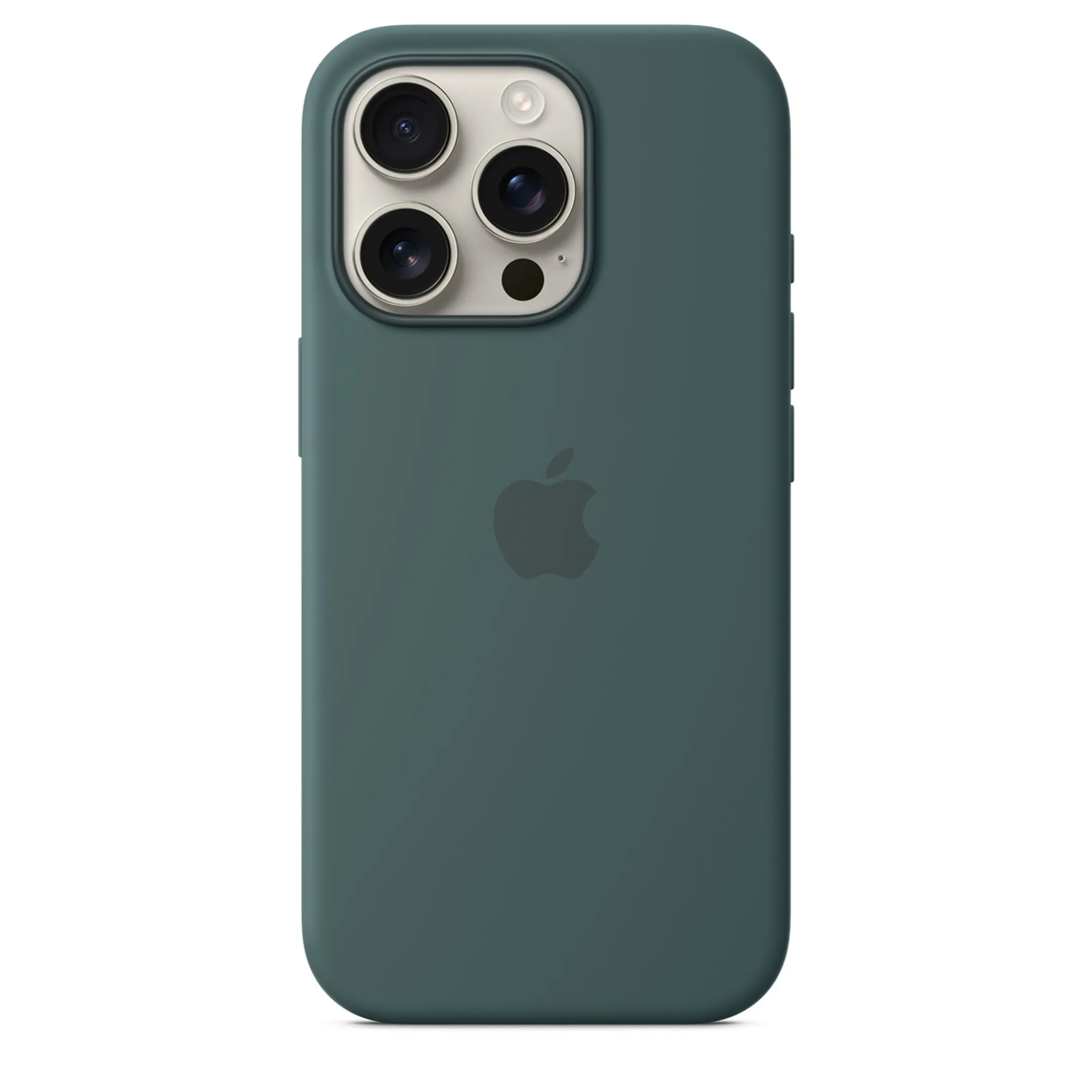 Apple Coque en silicone avec MagSafe pour iPhone 16 Pro Max - Lake Green image