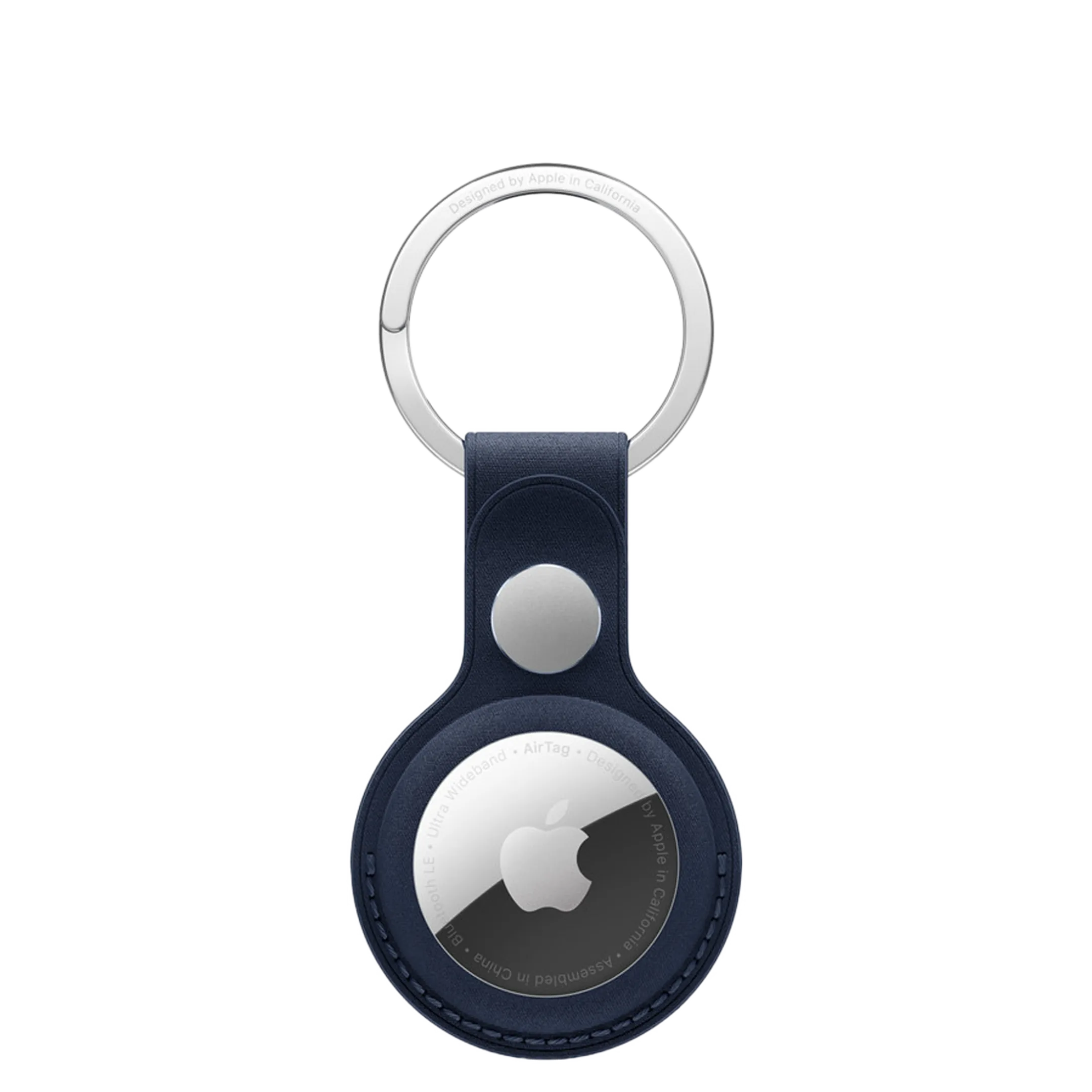 AirTag FineWoven Key Ring - Deep Blue