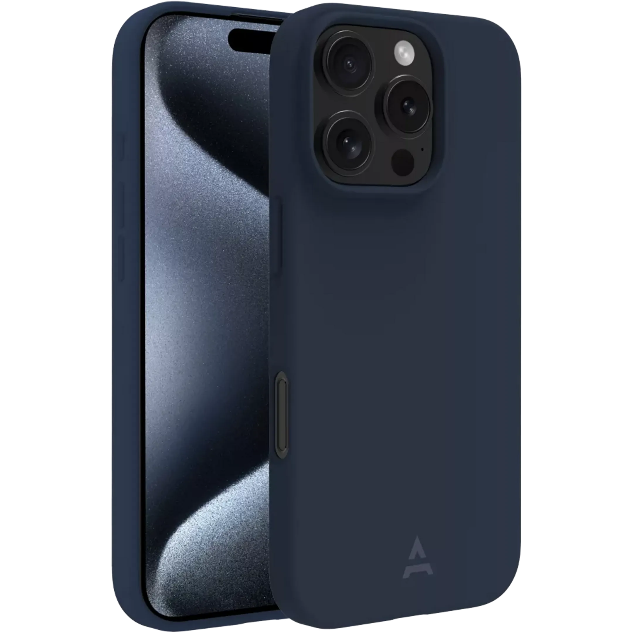 Coque en silicone pour iPhone 16 Pro - Blauw