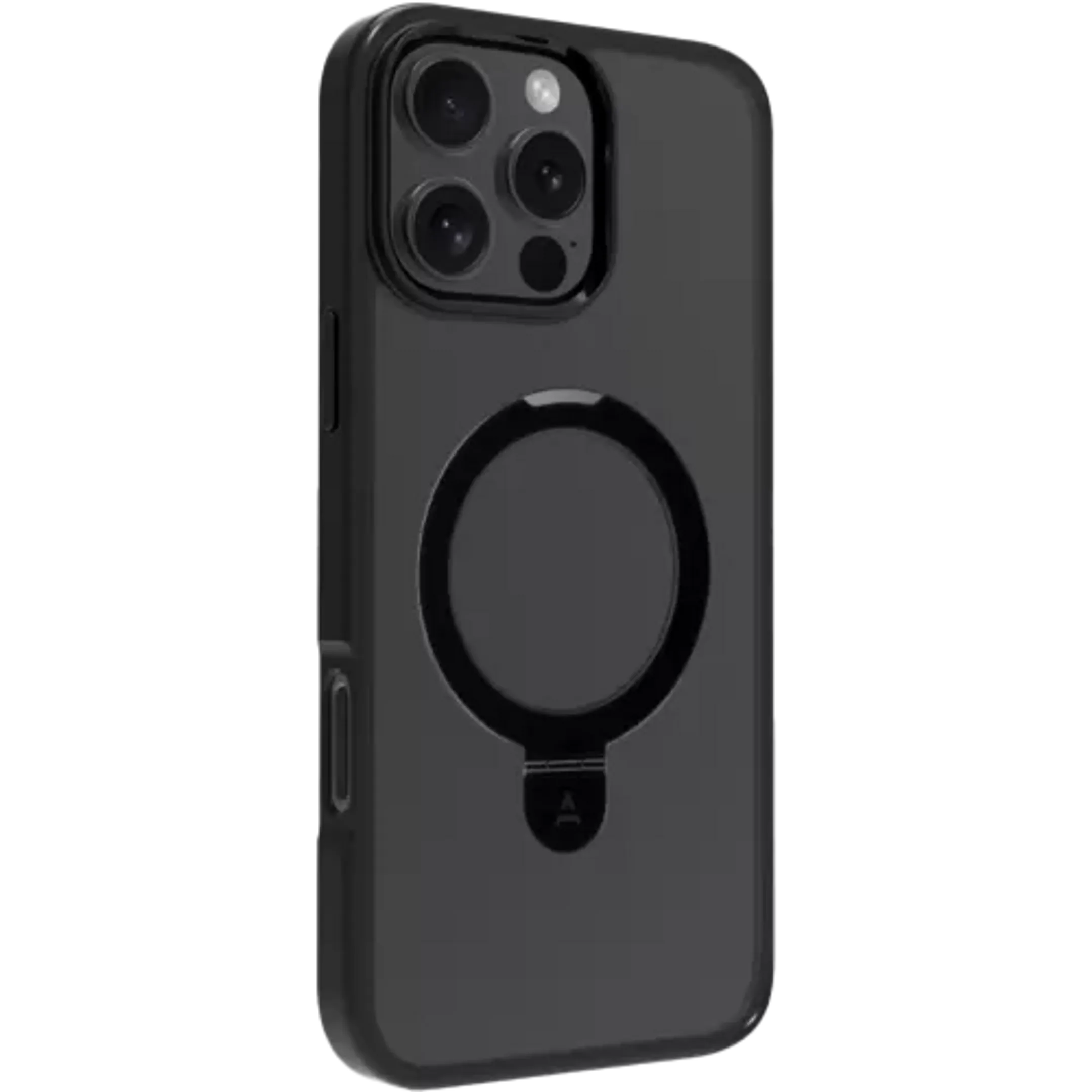 Coque en silicone pour iPhone 16 Pro - Noir