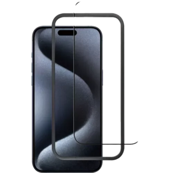 Screenprotector iPhone 16 Pro getemperd glas