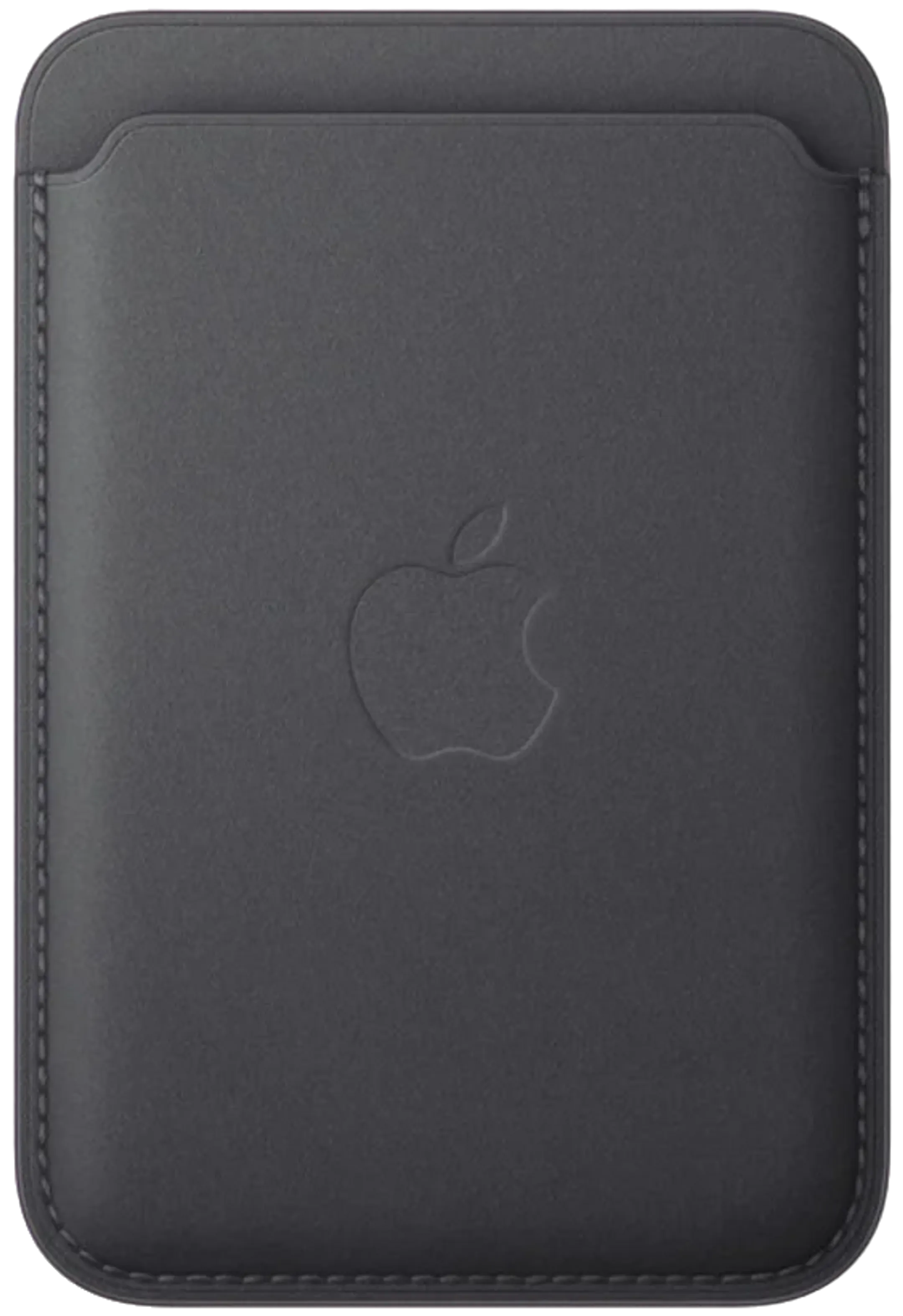 Porte-cartes en tissu fin avec MagSafe pour iPhone - Black