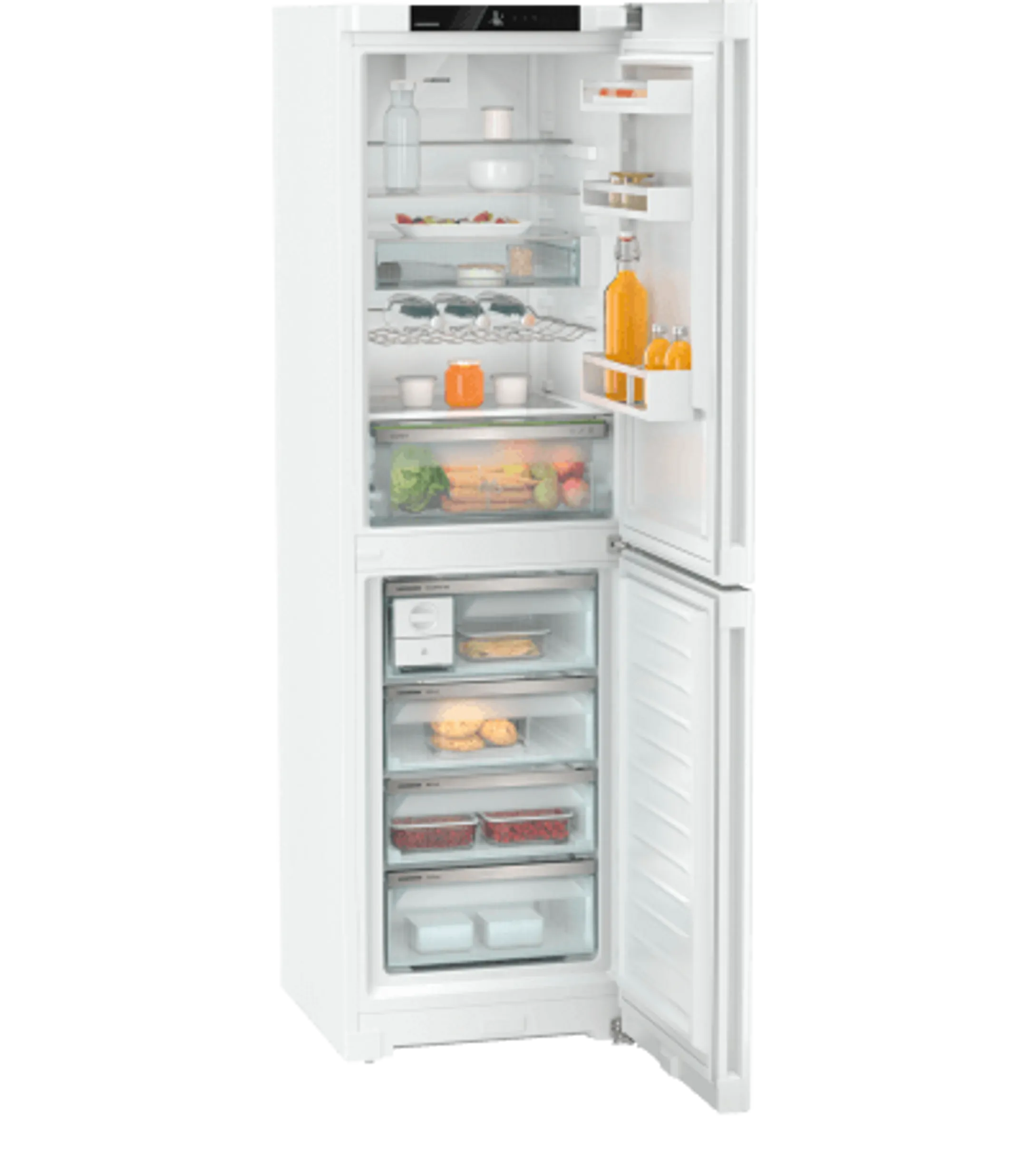 Koelkast met diepvries CNC 5724