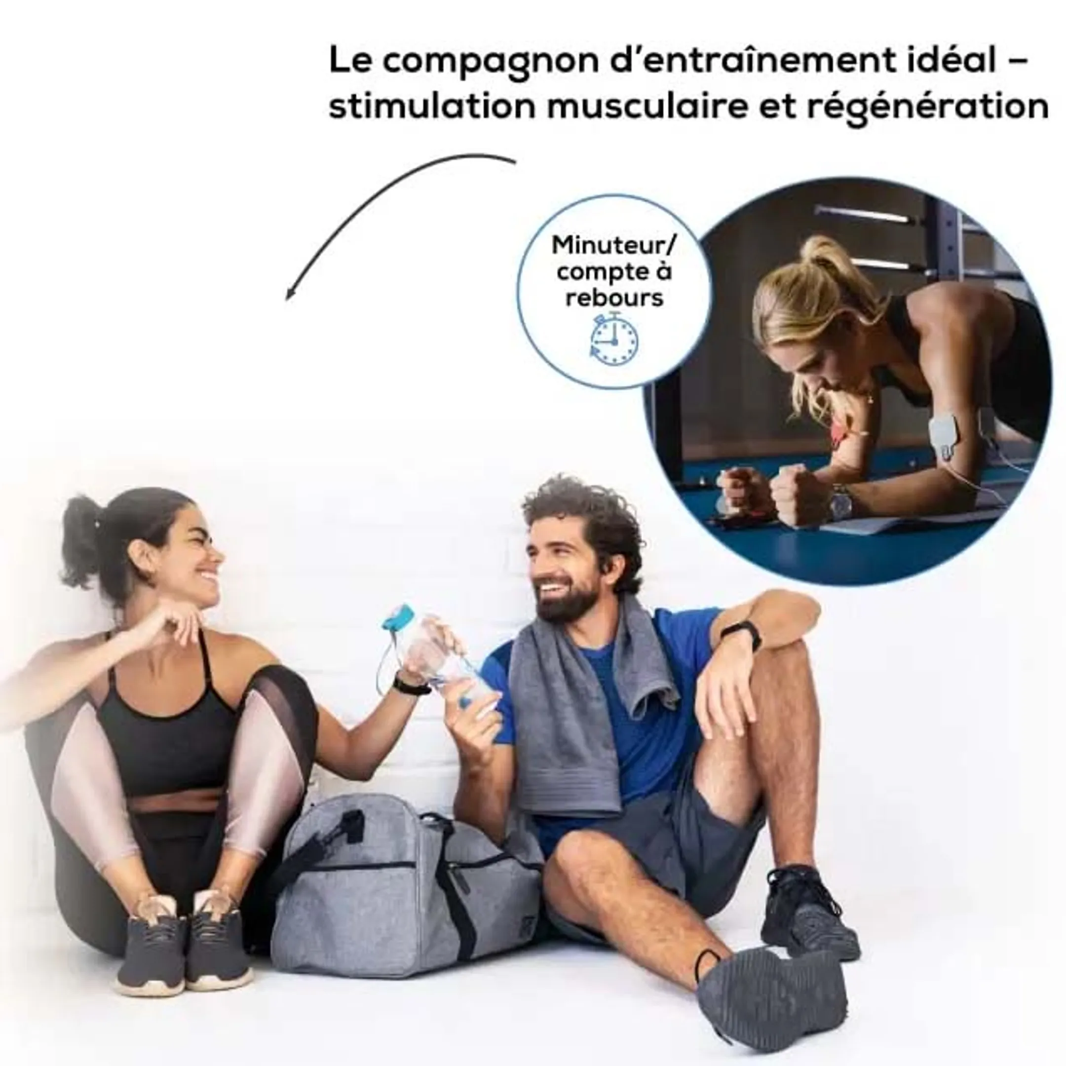 Beurer Electrostimulateur TENS/EMS numérique avec fonction de chaleur EM 59 Heat image