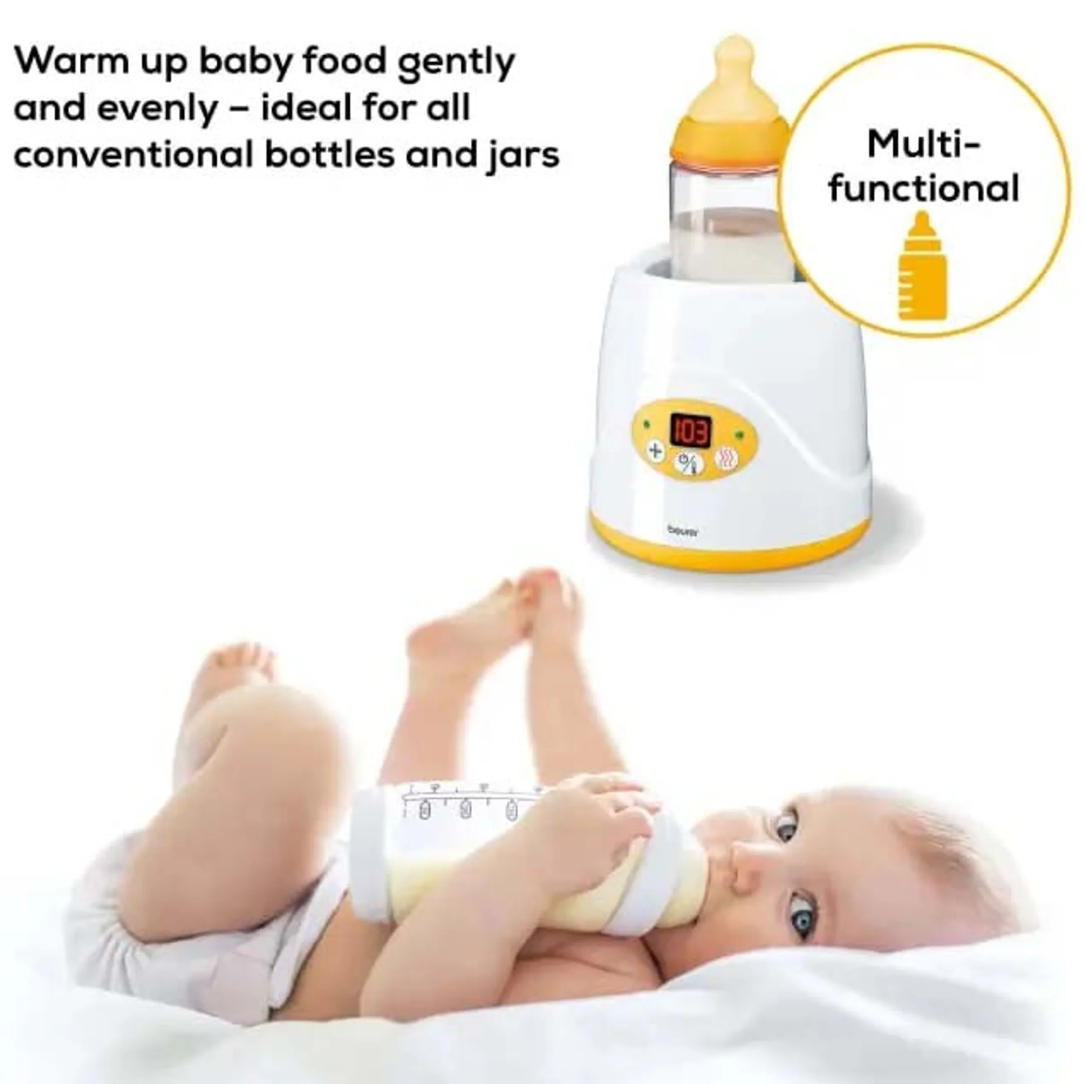 Beurer Babyvoeding- en flessenverwarmer BY52 image