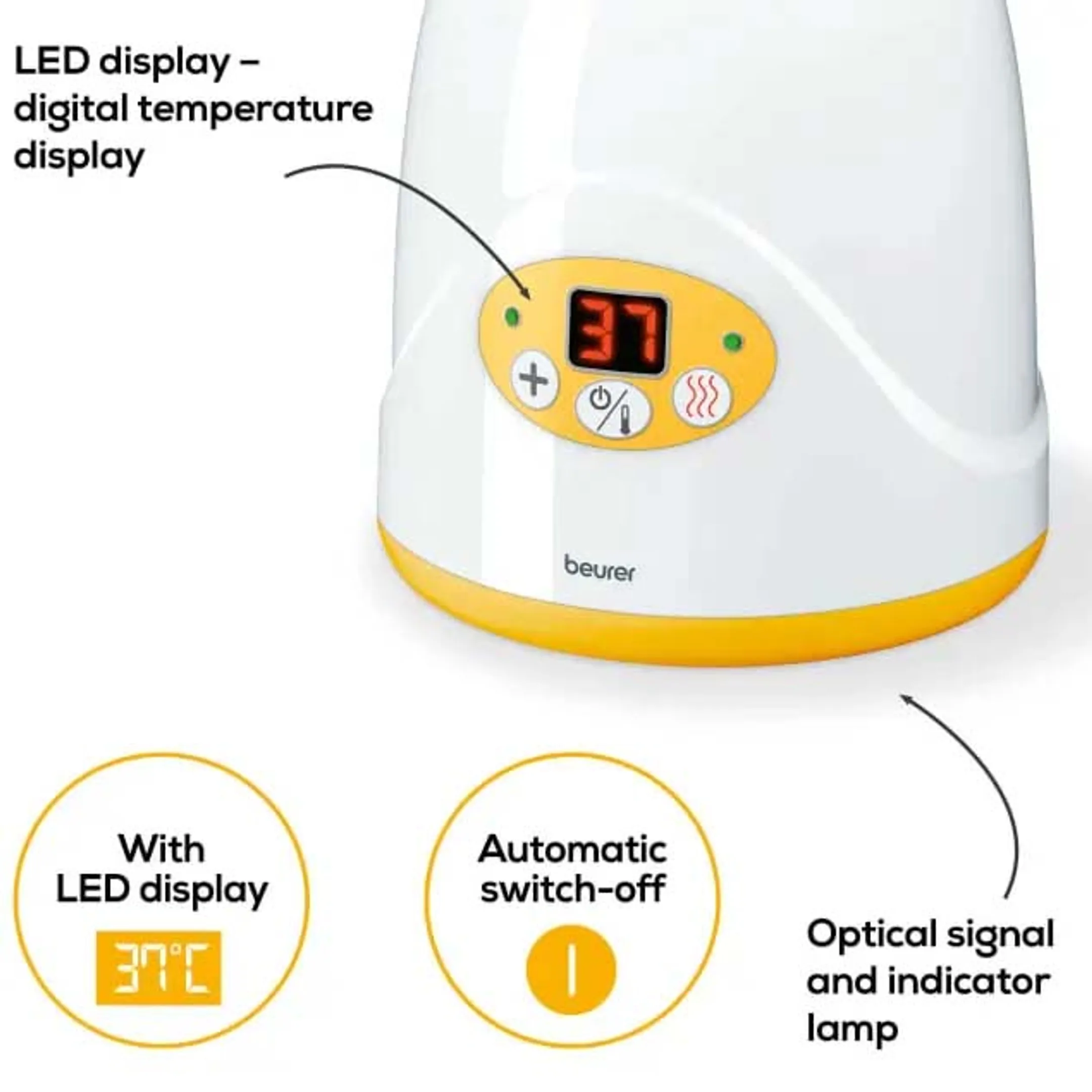 Beurer Babyvoeding- en flessenverwarmer BY52 image