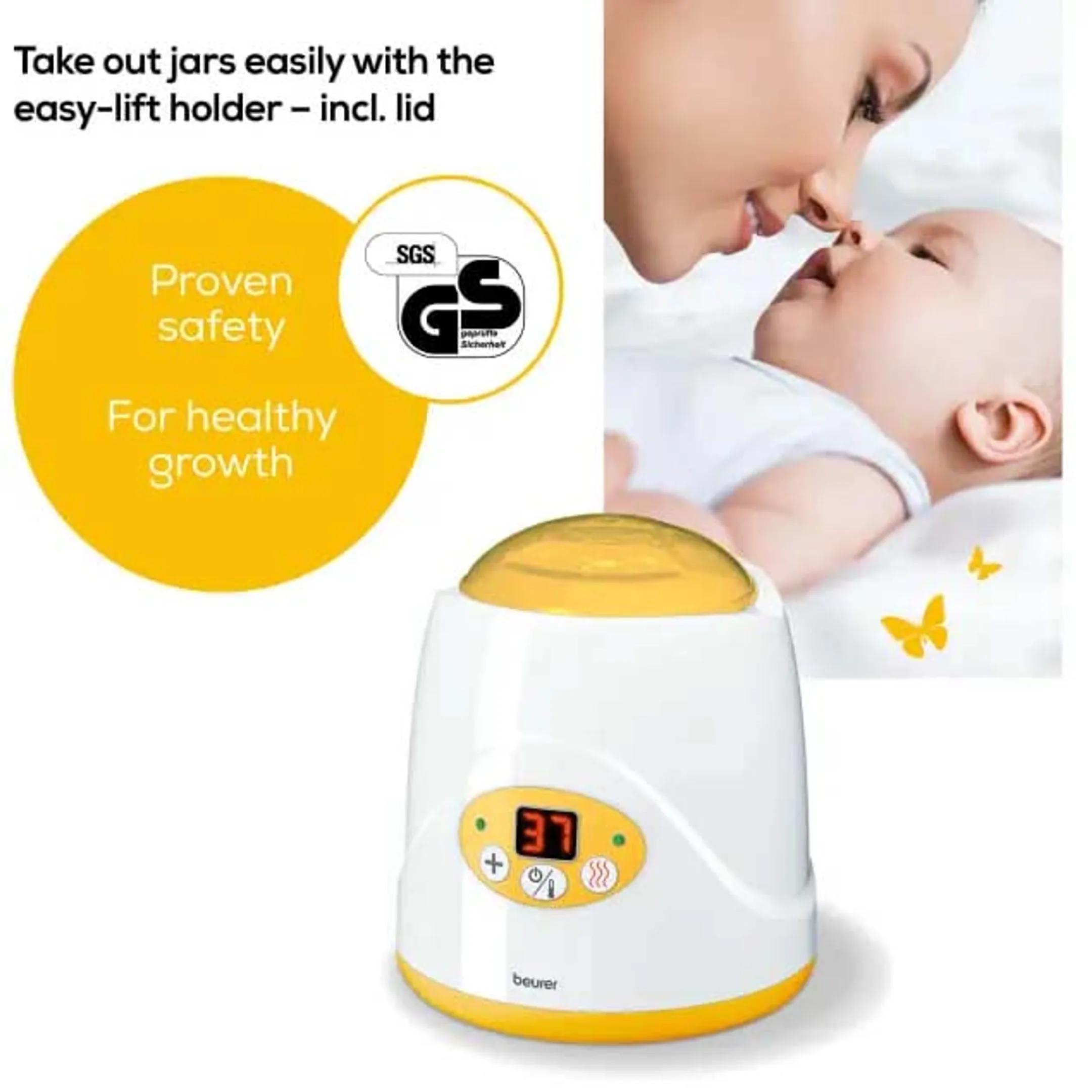 Beurer Babyvoeding- en flessenverwarmer BY52 image