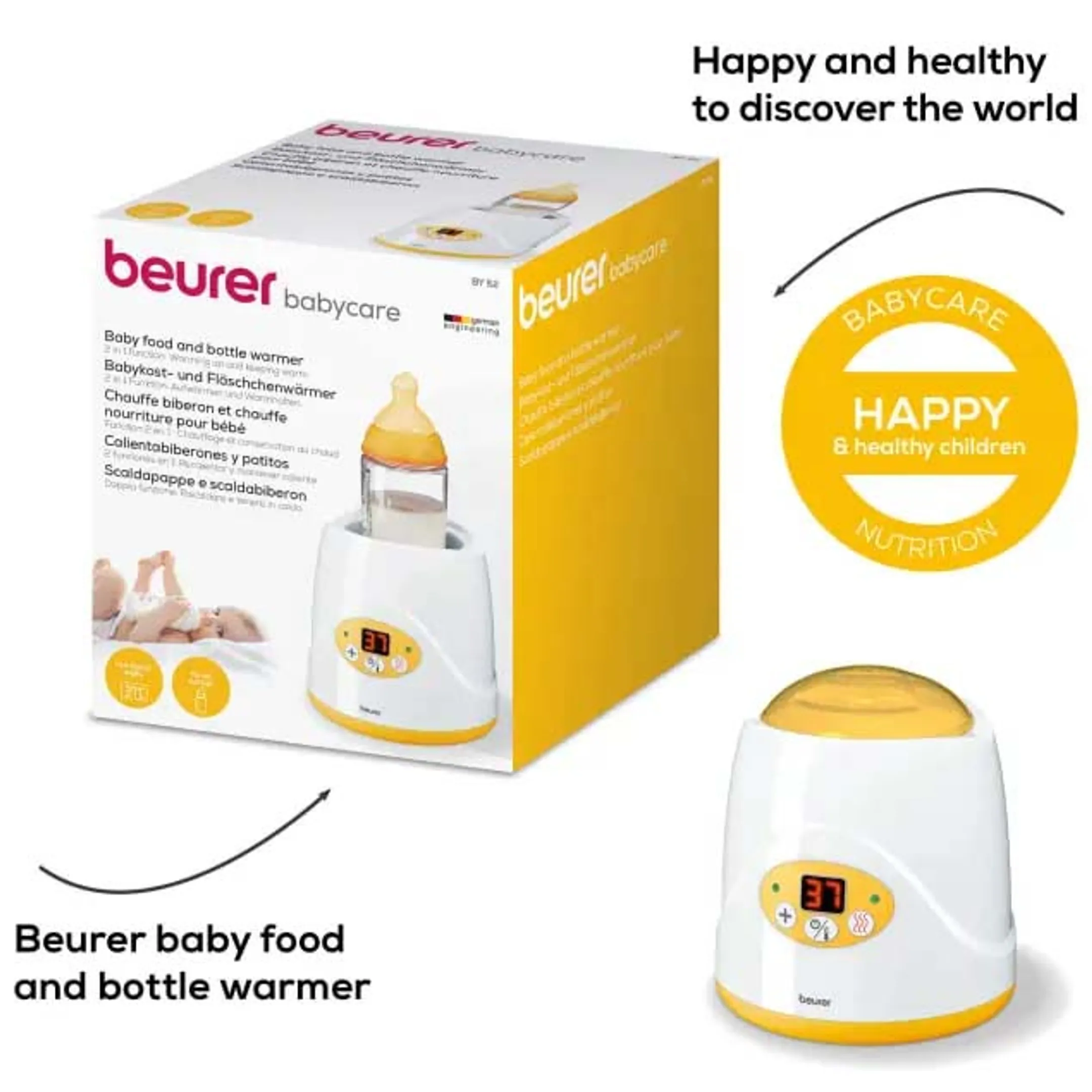 Beurer Babyvoeding- en flessenverwarmer BY52 image