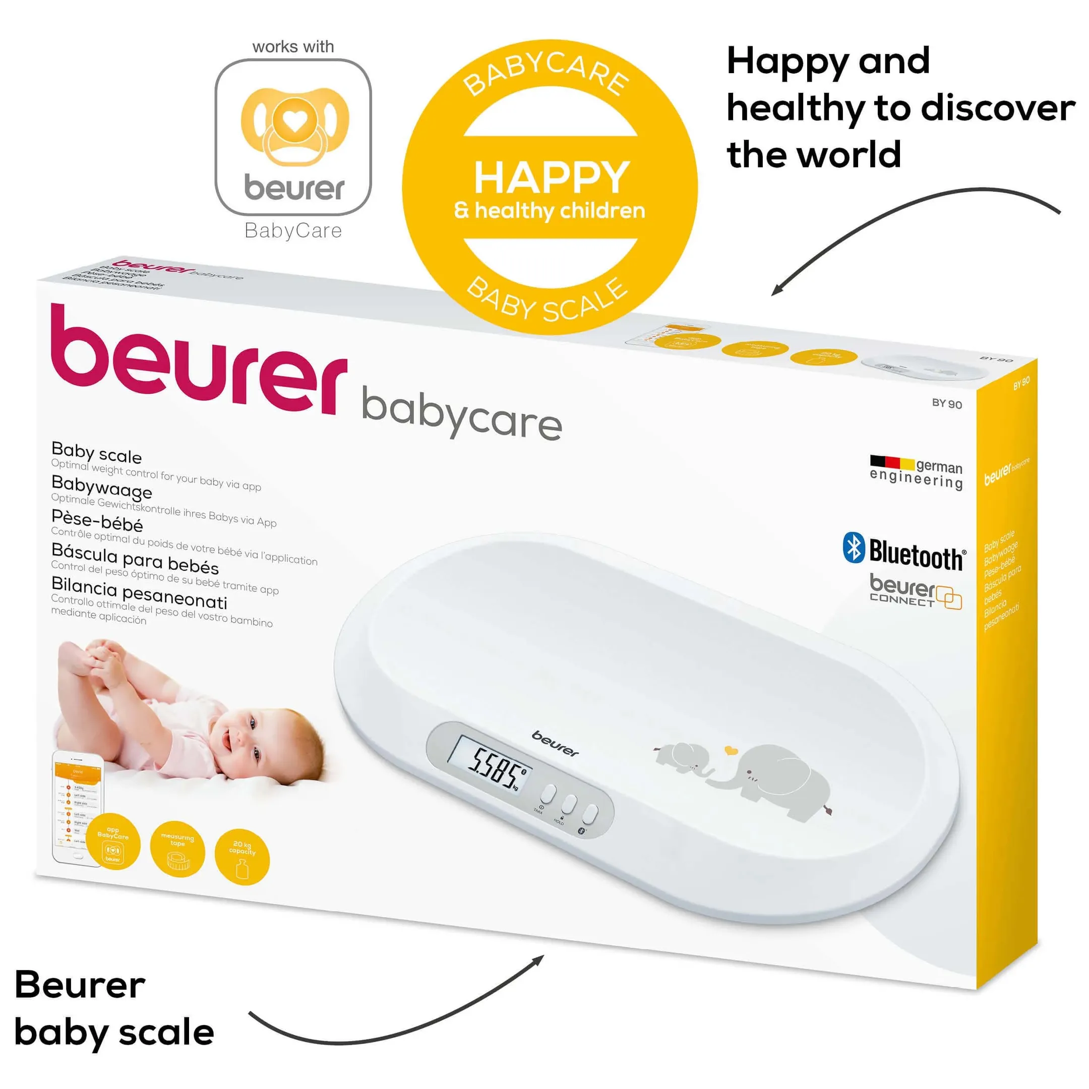 Beurer Pèse-bébé BY 90 image