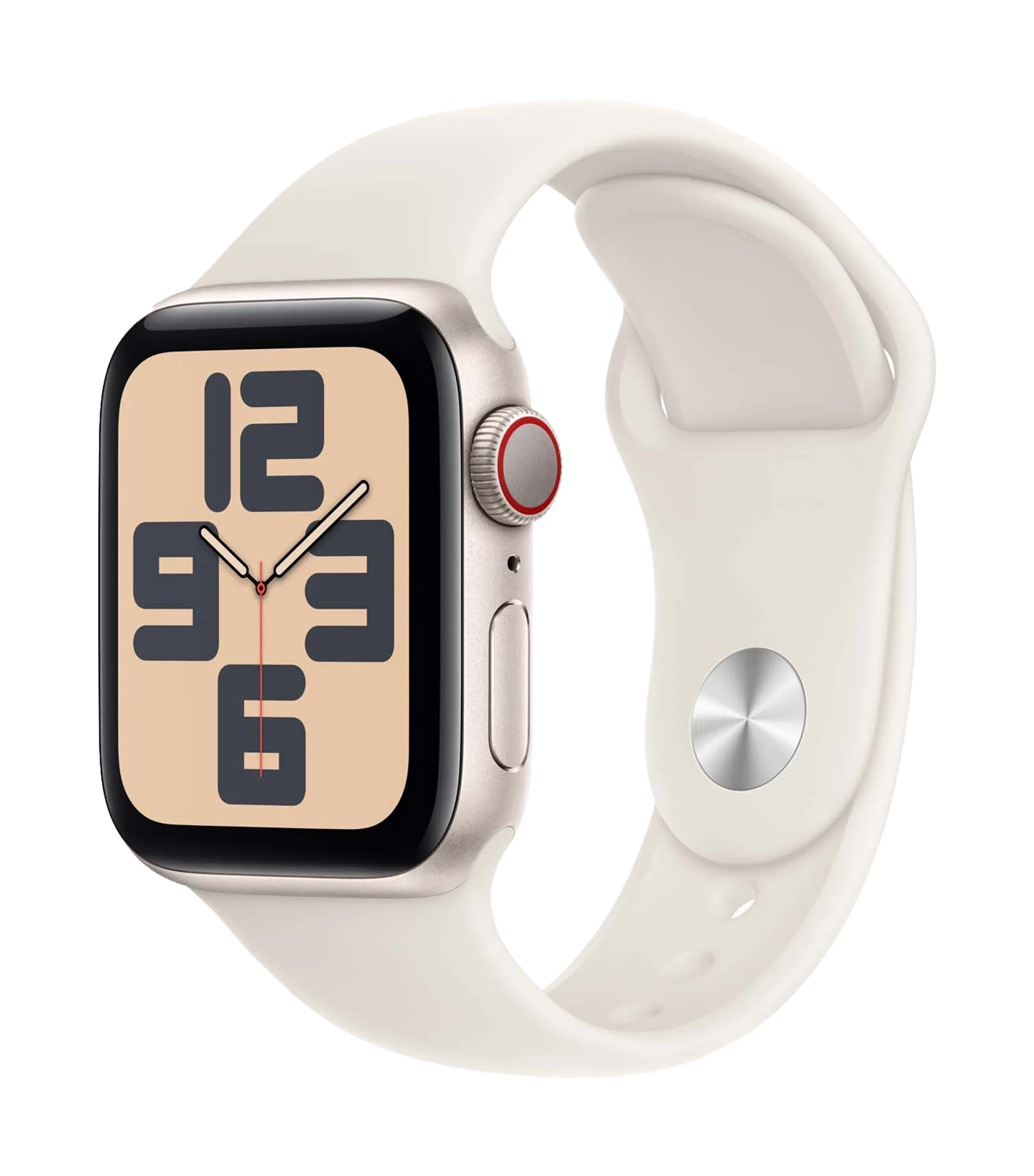 Apple Watch SE (2024) LTE - 40mm Starlight Aluminium (M/L) image