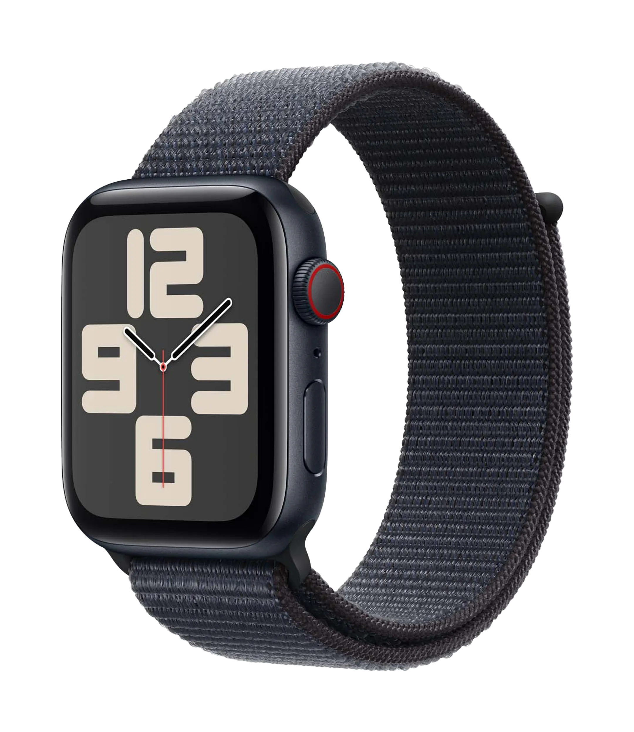 Apple Watch SE (2024) LTE - 44mm Midnight Aluminium - Sport Loop image