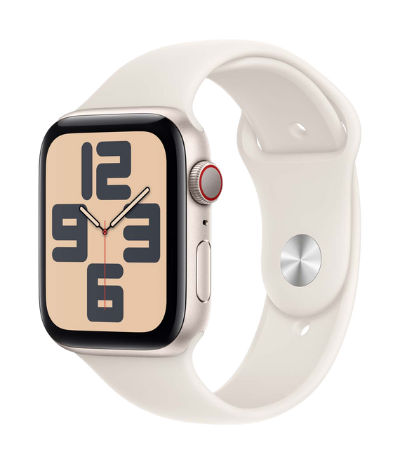Watch SE (2024) LTE - 44mm Starlight Aluminium (M/L)