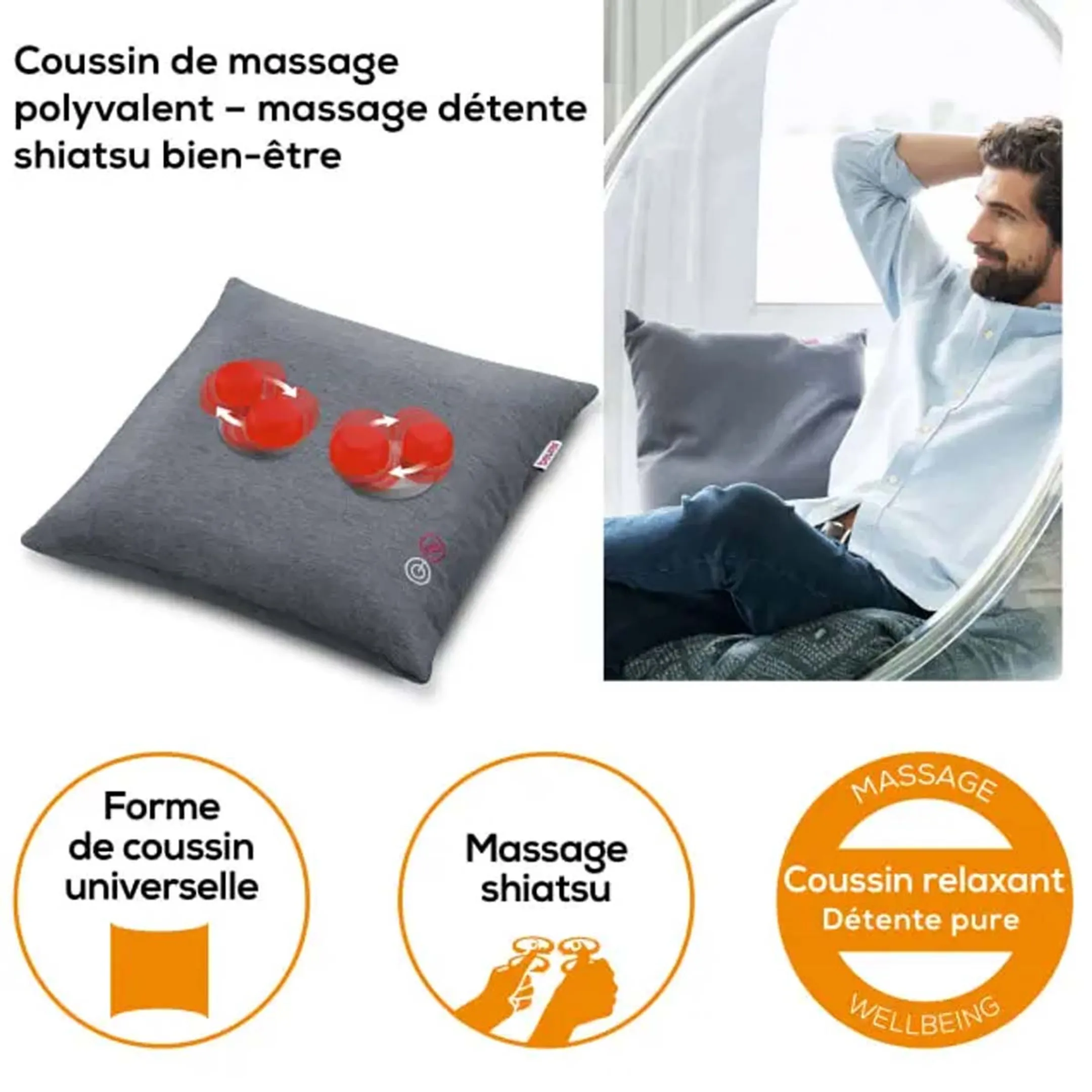 Beurer Coussin de massage shiatsu MG 135 image