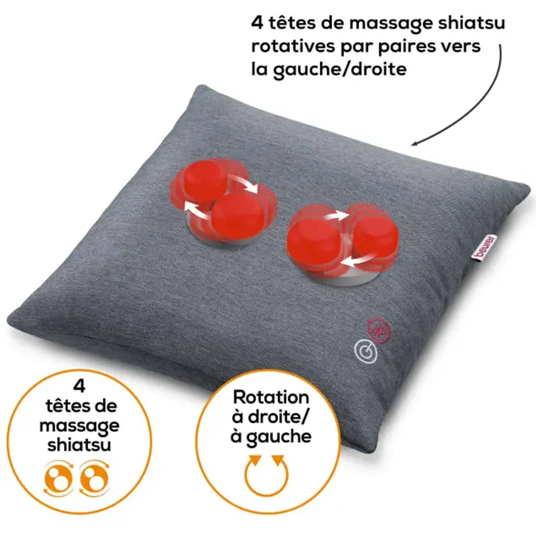 Beurer Coussin de massage shiatsu MG 135 image