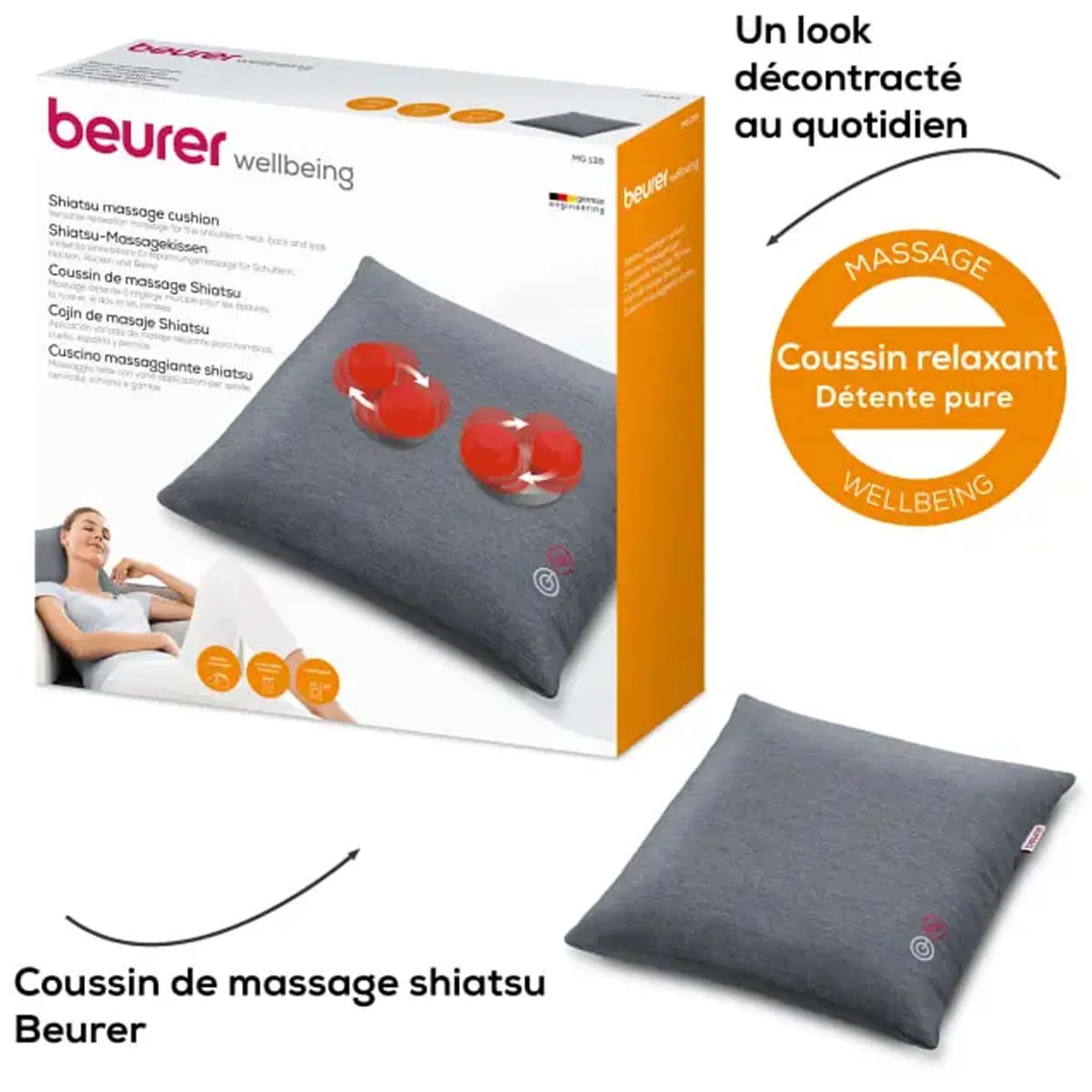 Beurer Coussin de massage shiatsu MG 135 image