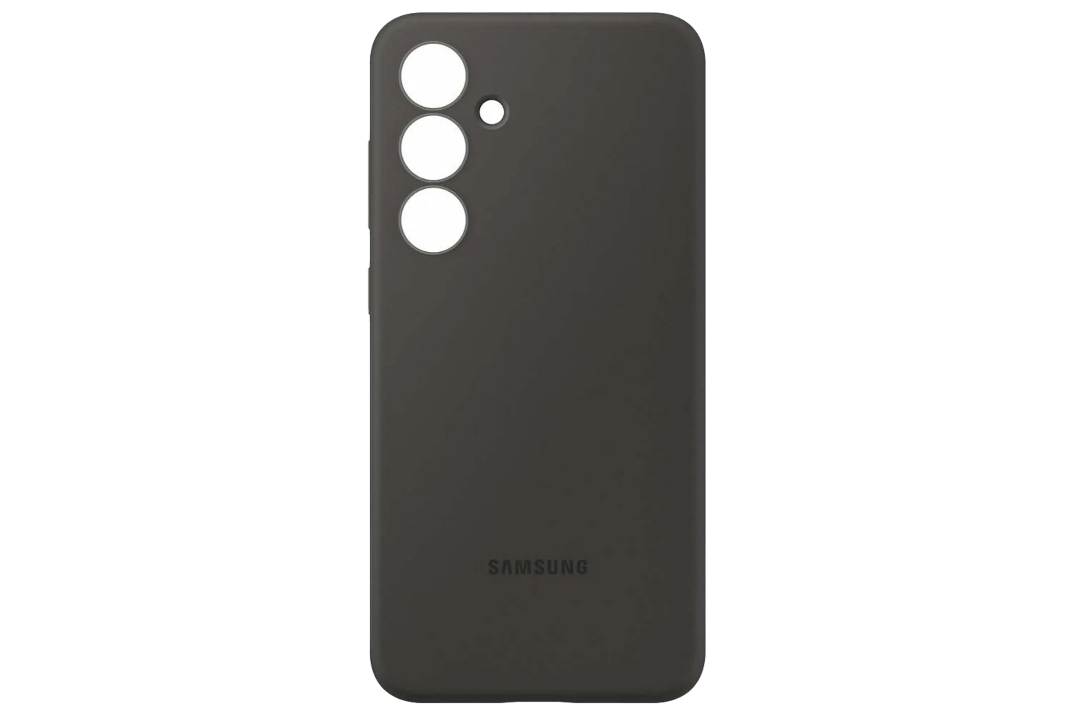 Coque en silicone pour Galaxy S24 FE - Noir