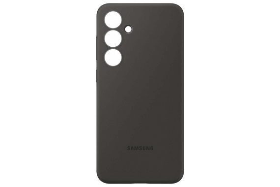 Coque en silicone pour Galaxy S24 FE - Noir