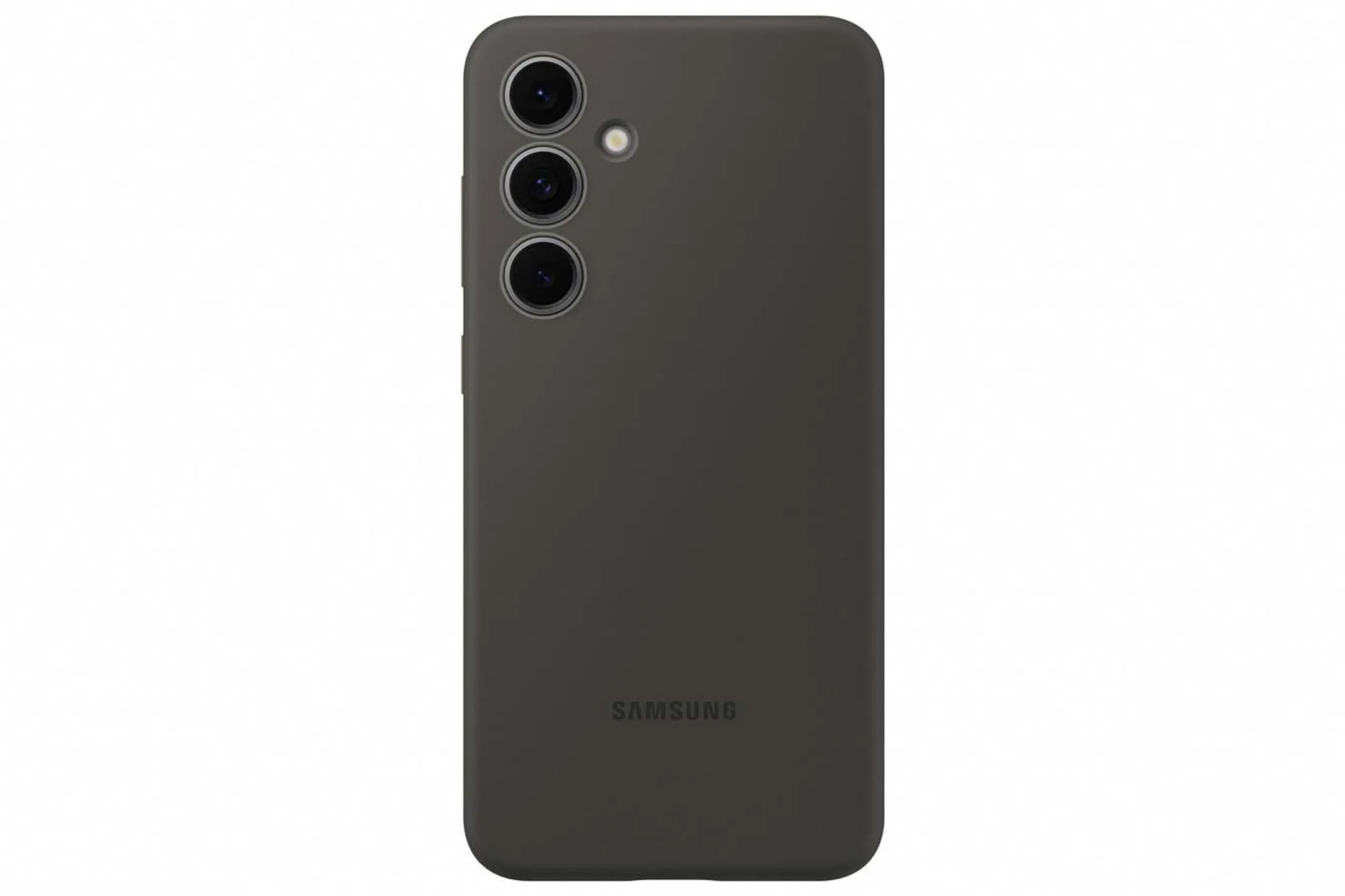 Coque en silicone pour Galaxy S24 FE - Noir