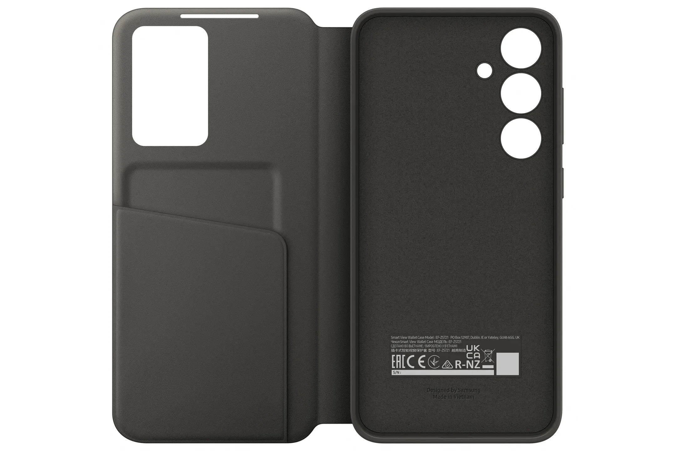 Smart View Wallet case pour Galaxy S24 FE - Noir