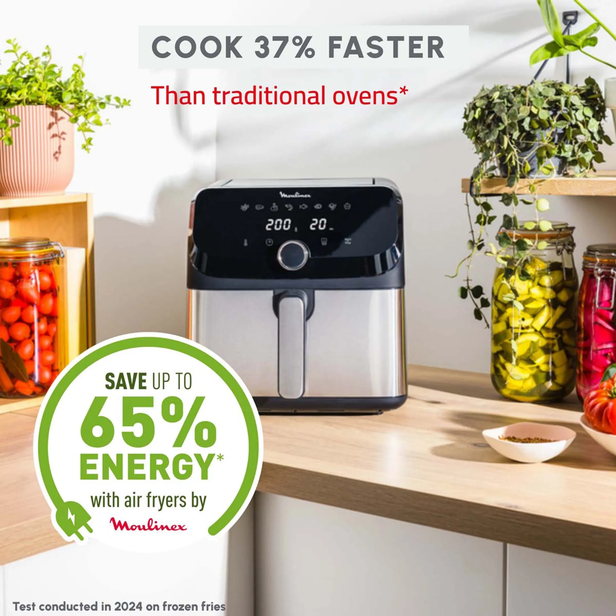 Moulinex Airfryer Easy Fry Mega EZ855D20 image