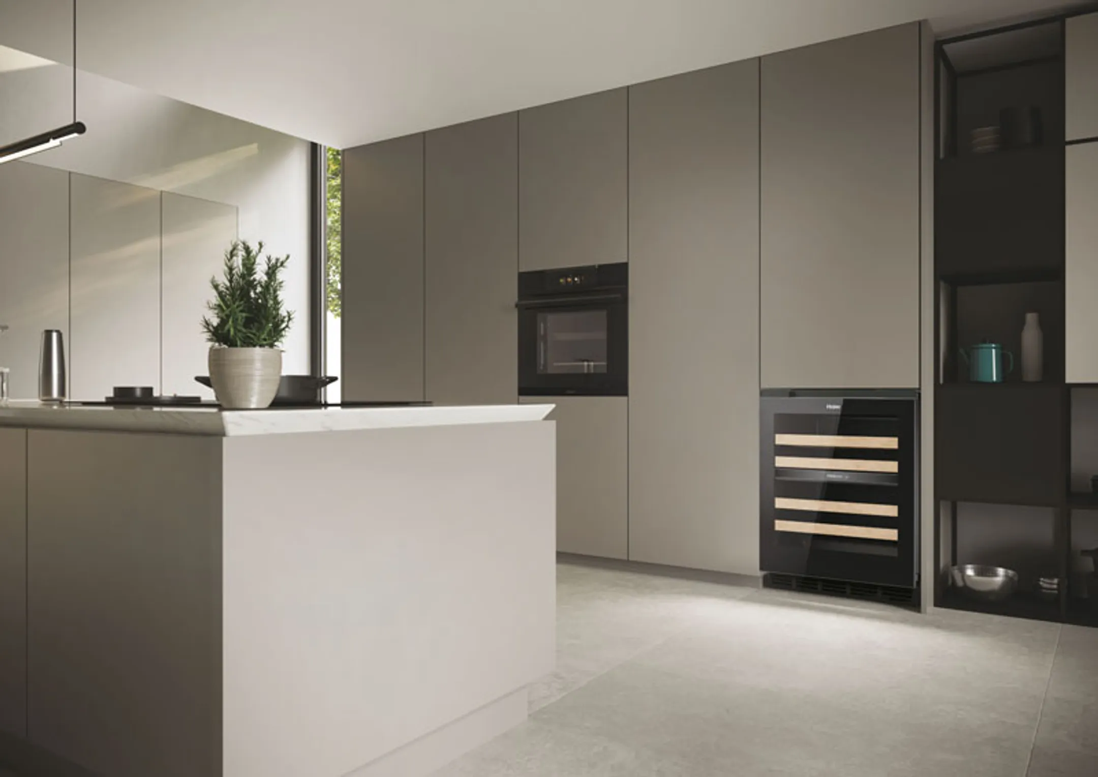 Haier Wijnklimaatkast HUC44GDEH1 NaturalAirflow Anti-UV image