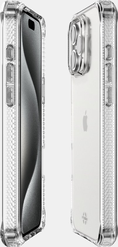 Coque IPhone 16 Pro Avec Porte-cartes - Gel Absorbant Les Chocs, Transparente, Neuve