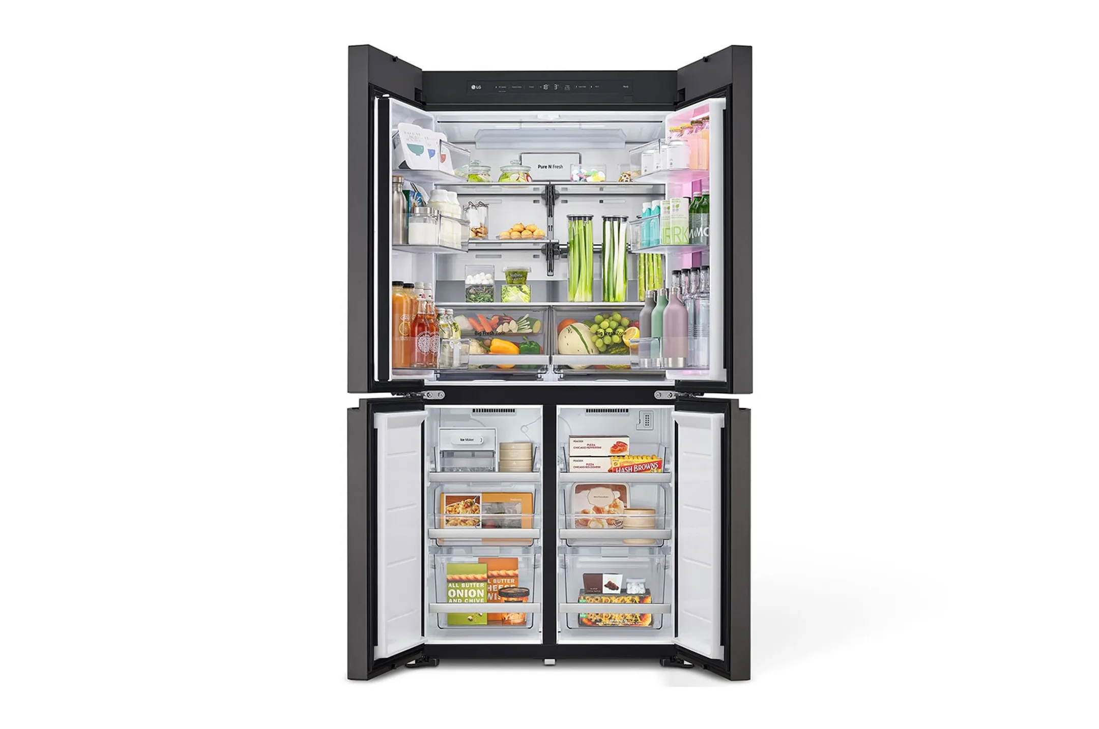 LG Frigo américain GMV960NNME InstaView™ avec MoodUP™ image