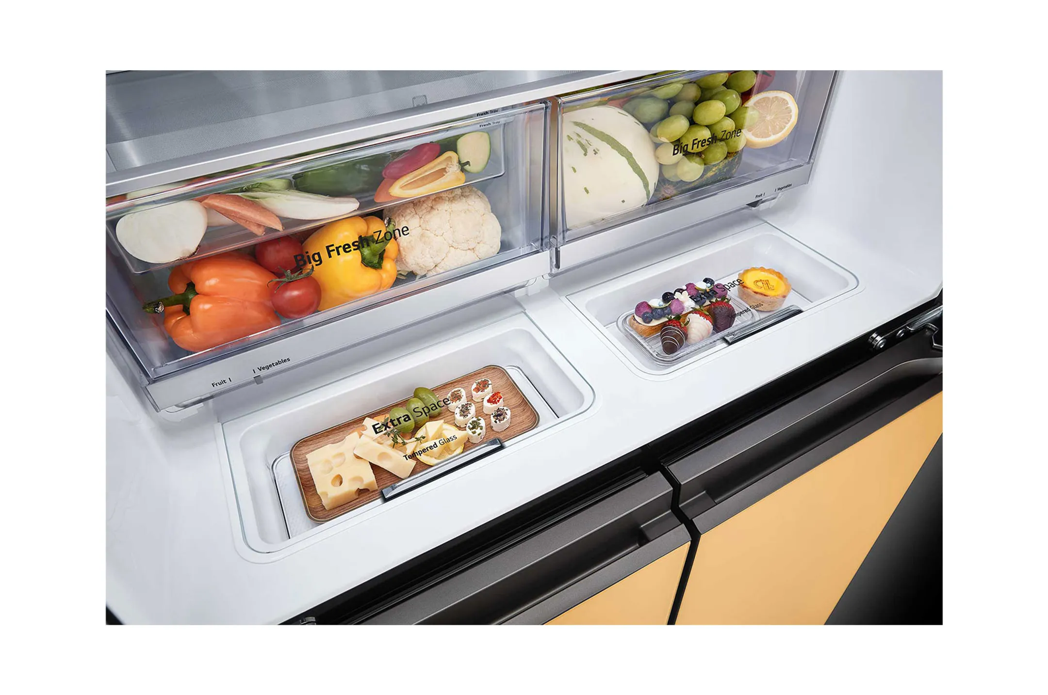 LG Frigo américain GMV960NNME InstaView™ avec MoodUP™ image