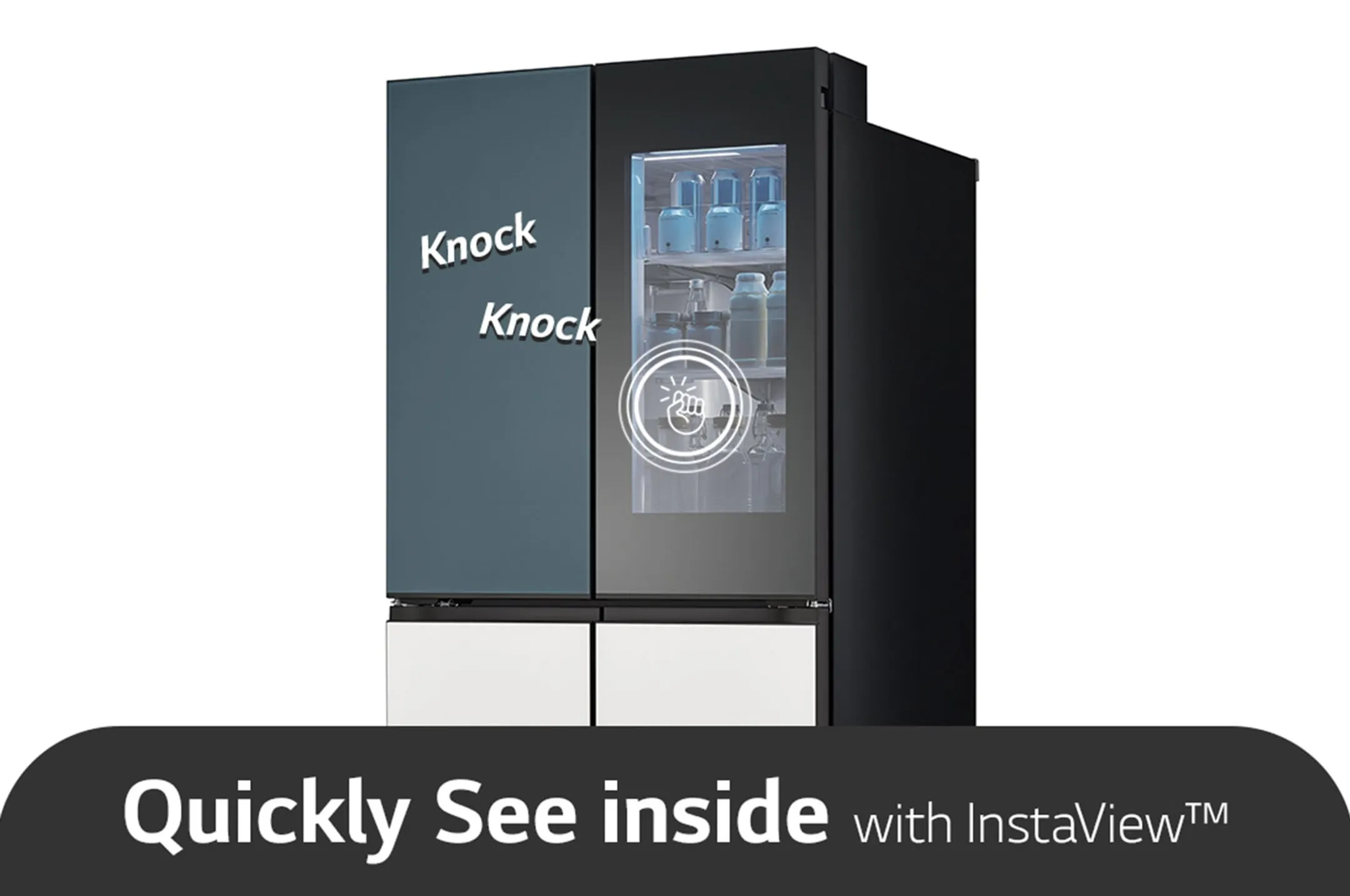 LG Frigo américain GMV960NNME InstaView™ avec MoodUP™ image
