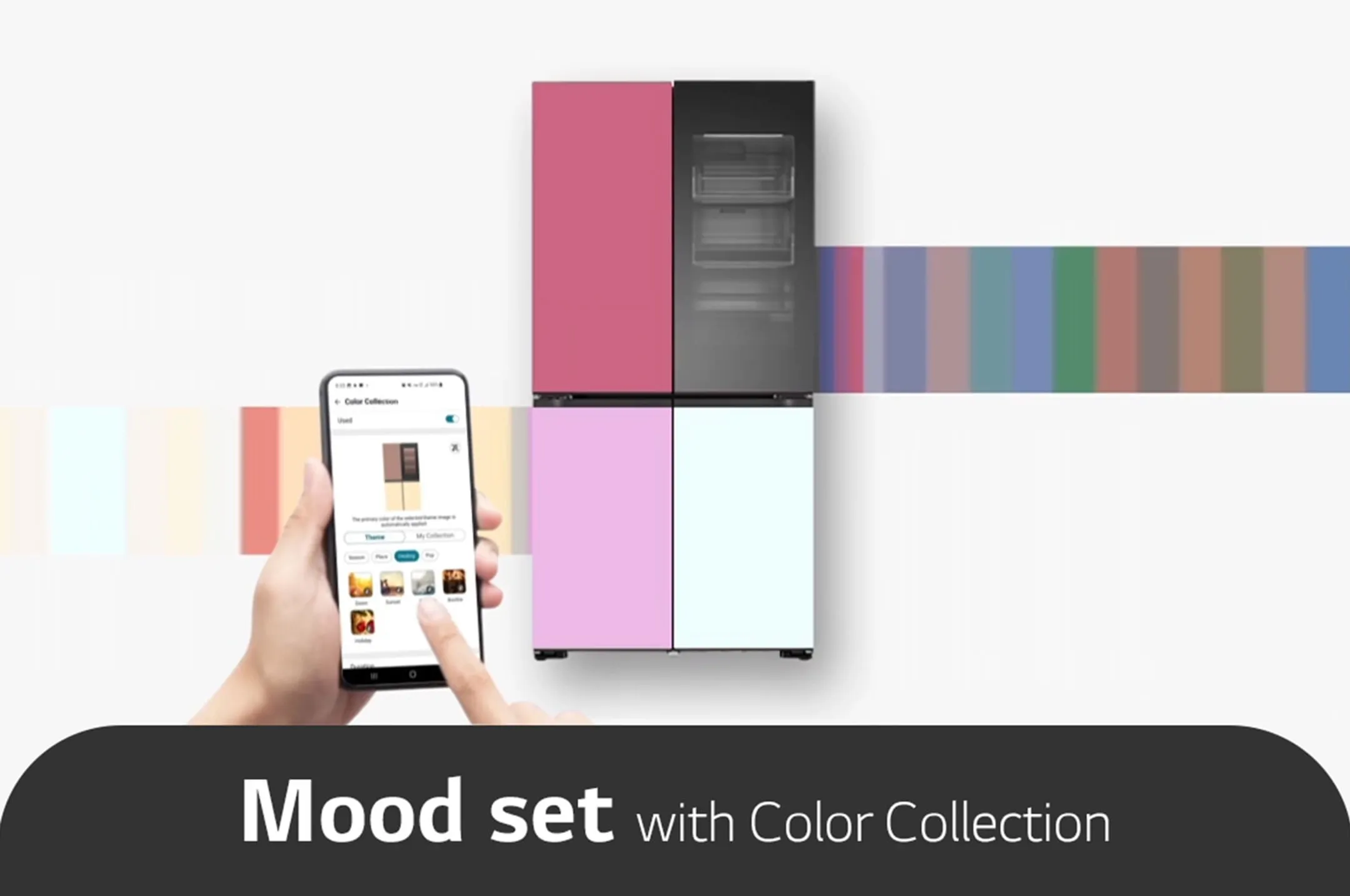 LG Frigo américain GMV960NNME InstaView™ avec MoodUP™ image