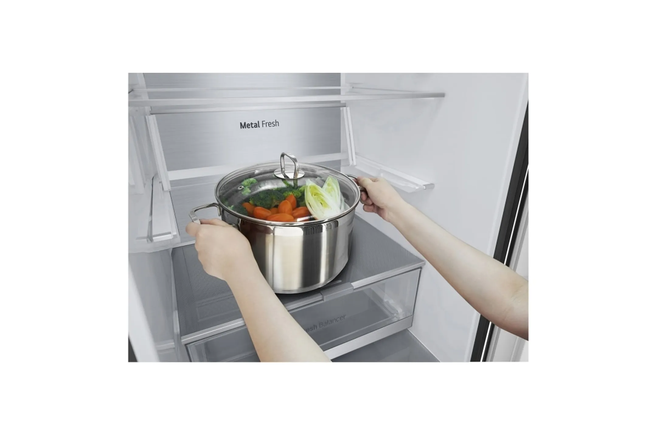 LG Combi frigo congélateur GBV7280CEV DoorCooling+™ image