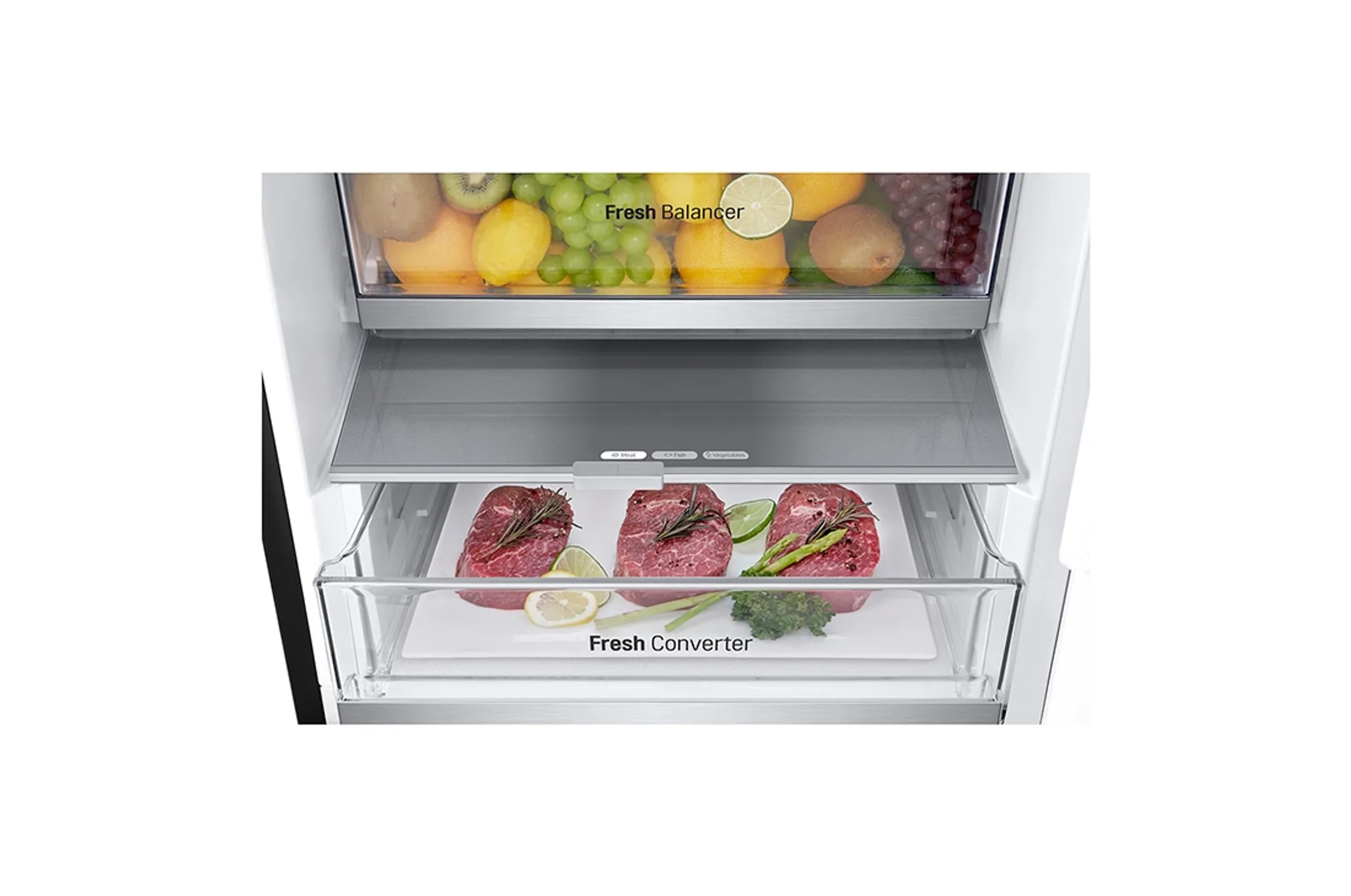 LG Combi frigo congélateur GBV7280CEV DoorCooling+™ image