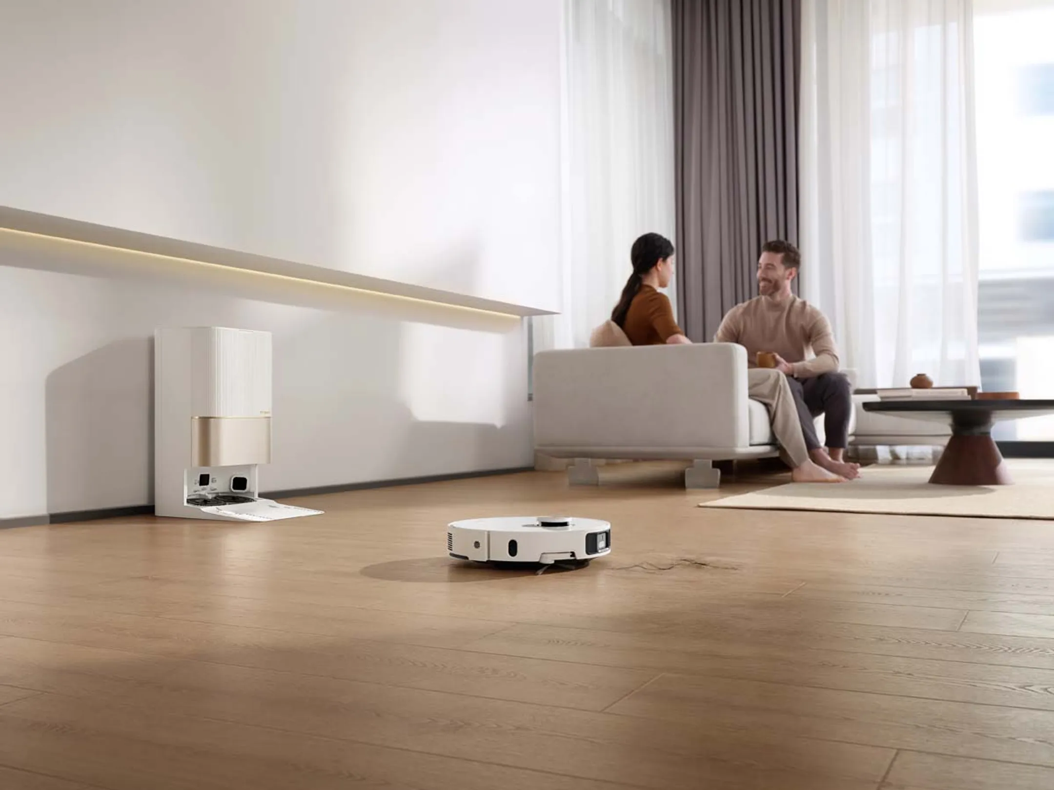 Dreame Bundel - Robotstofzuiger 2 in 1 X40 Ultra Complete Wit + Vloerreiniger H12 Pro image