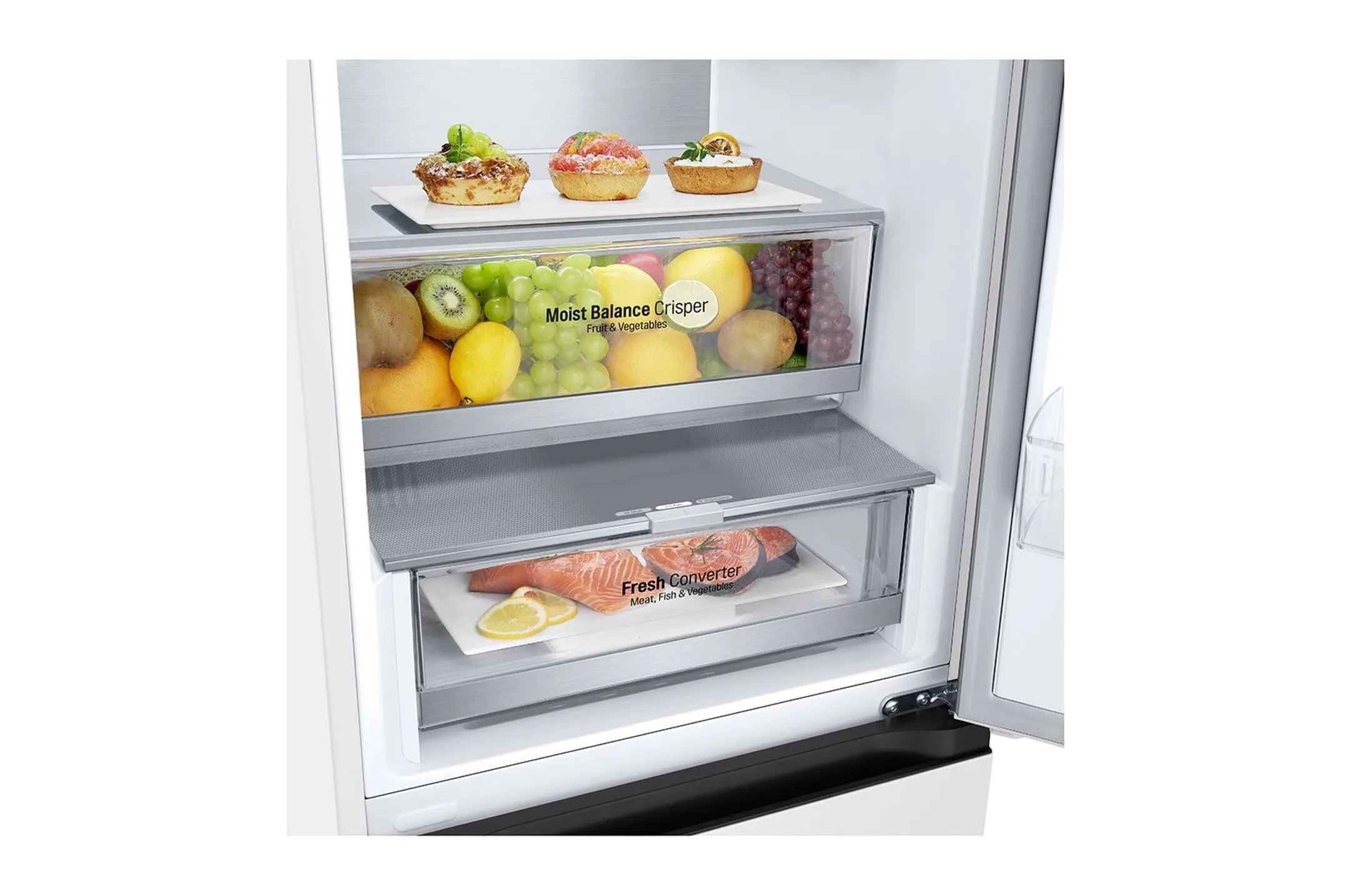 LG Combi frigo congélateur GBV5240CSW LinearCooling™ image