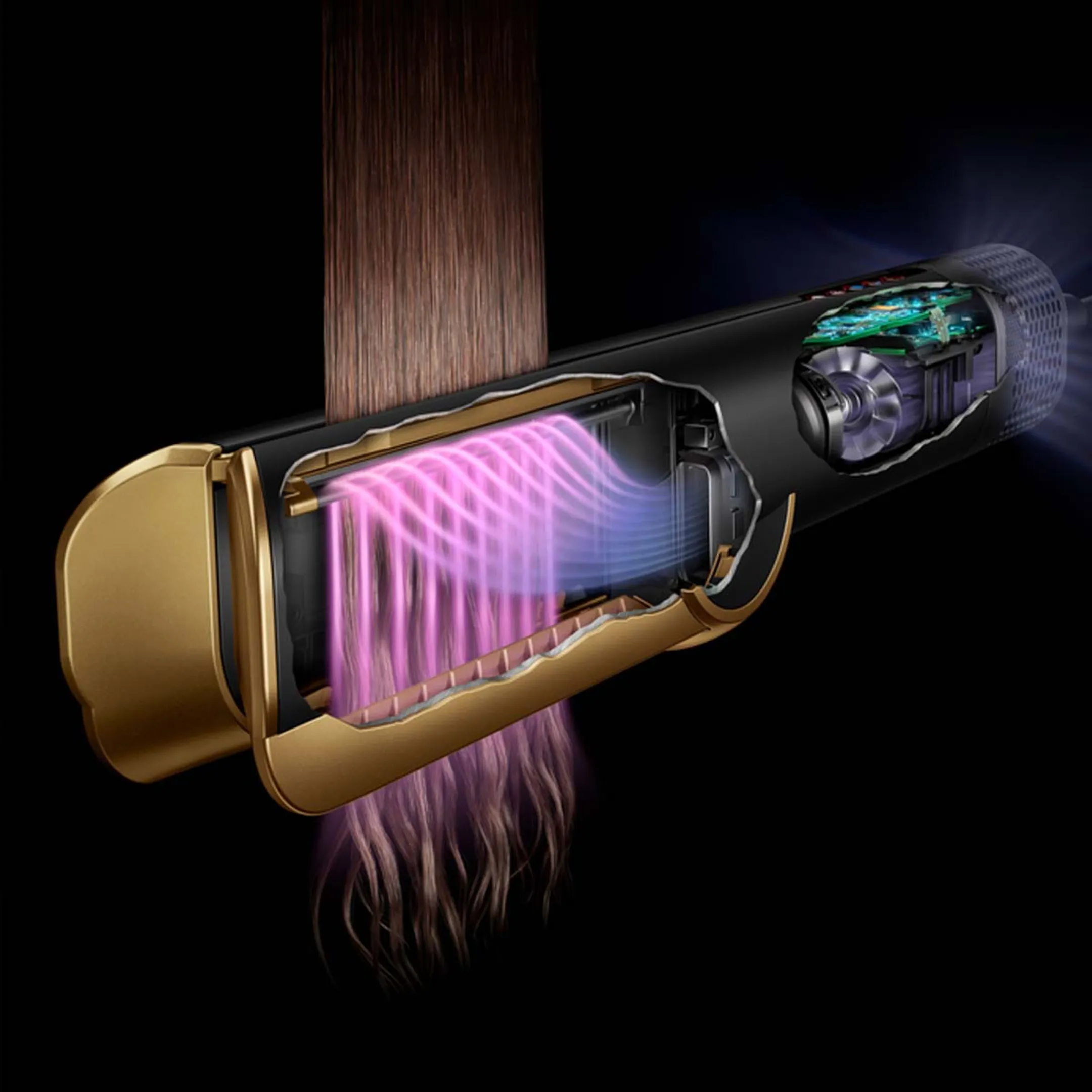 Dyson Airstrait Onyx Gold Limited Edition image