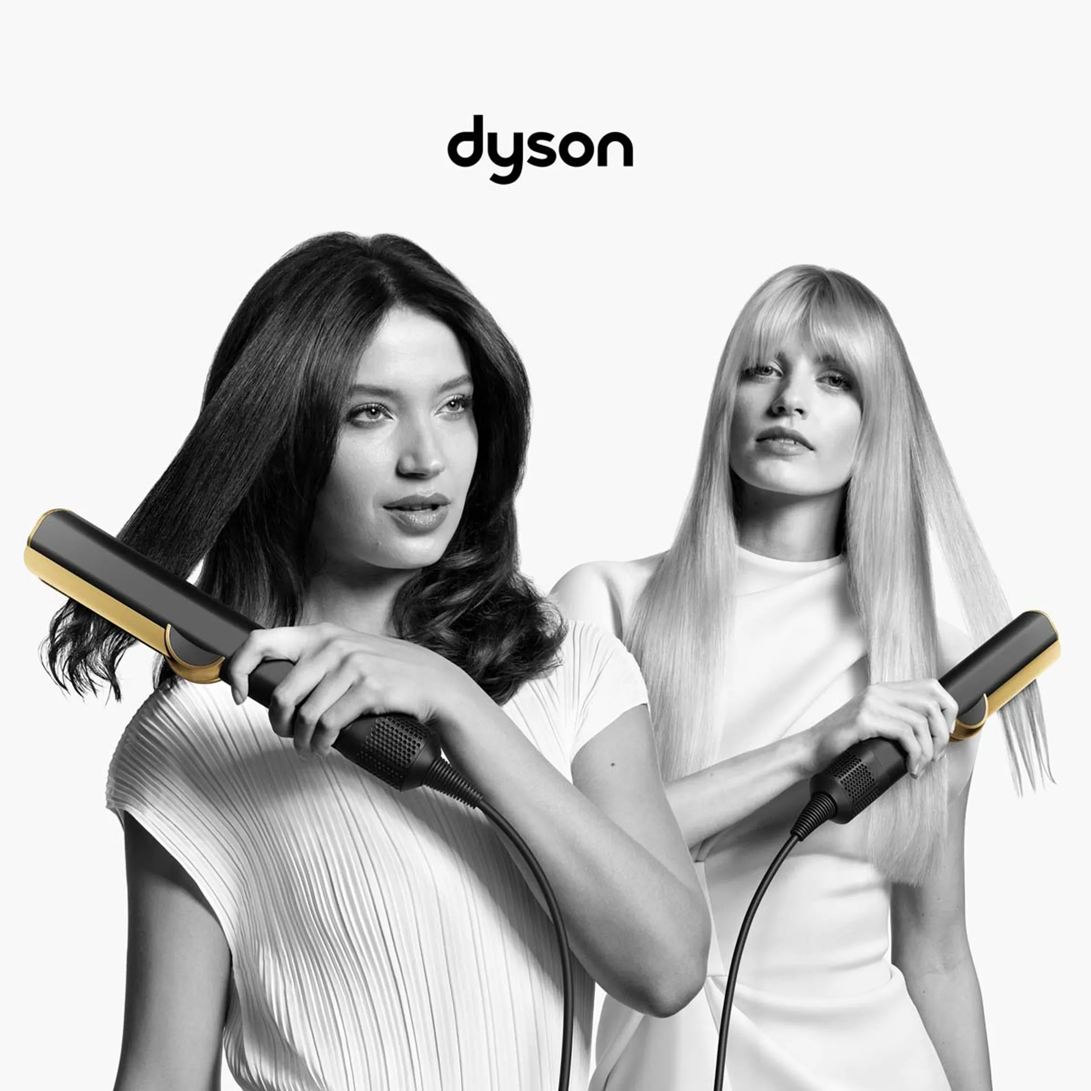 Dyson Airstrait Onyx Gold Limited Edition image