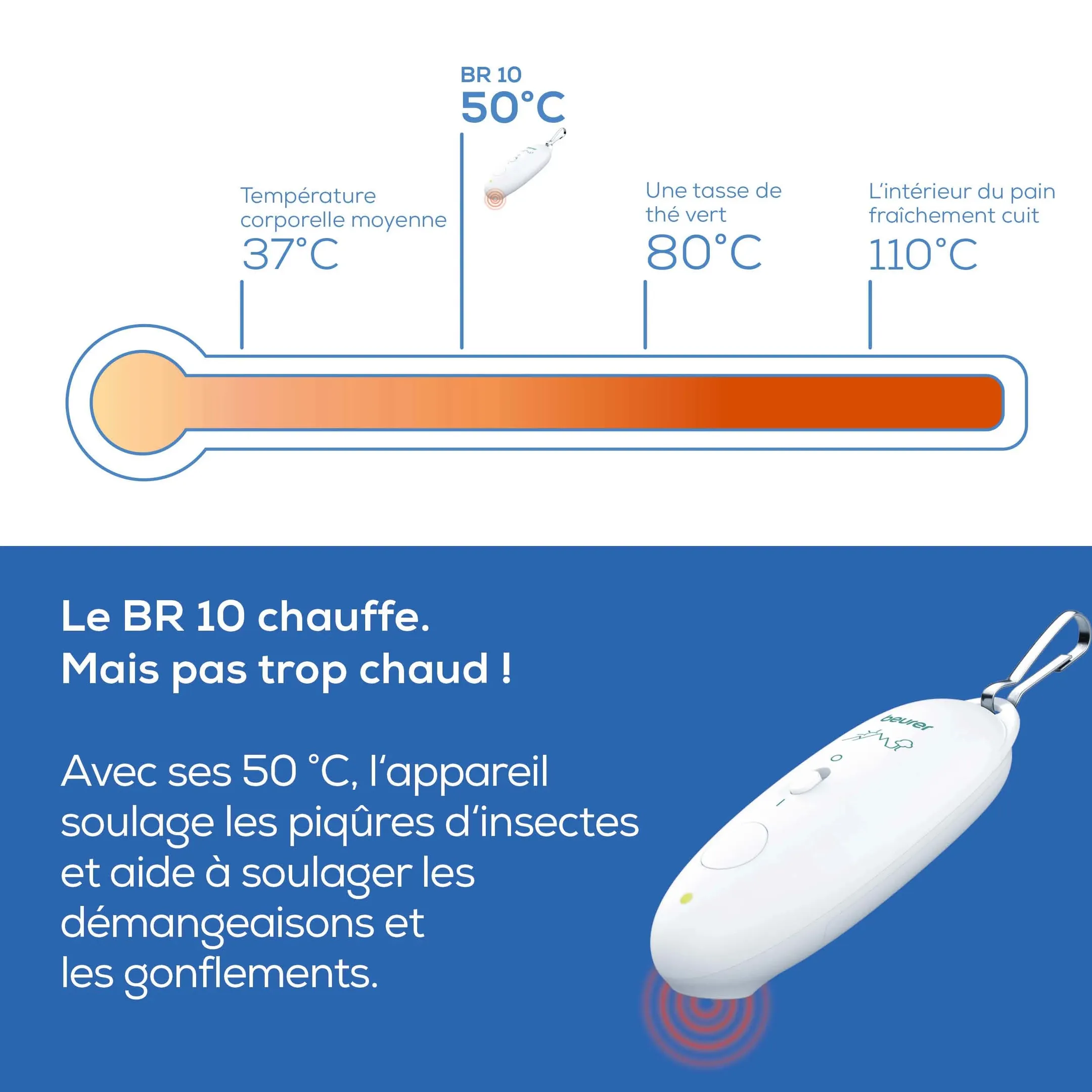 Beurer Appareil soulageant les piqûres d’insectes BR10 image