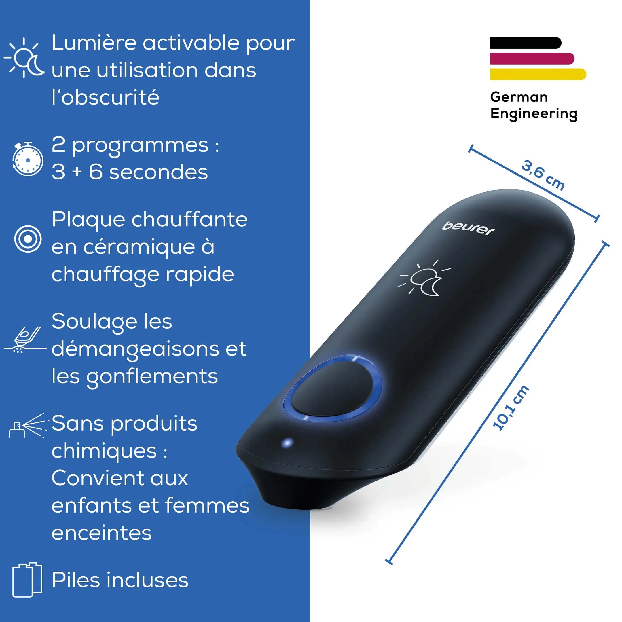 Beurer Appareil soulageant les piqures d'insectes BR 90 image