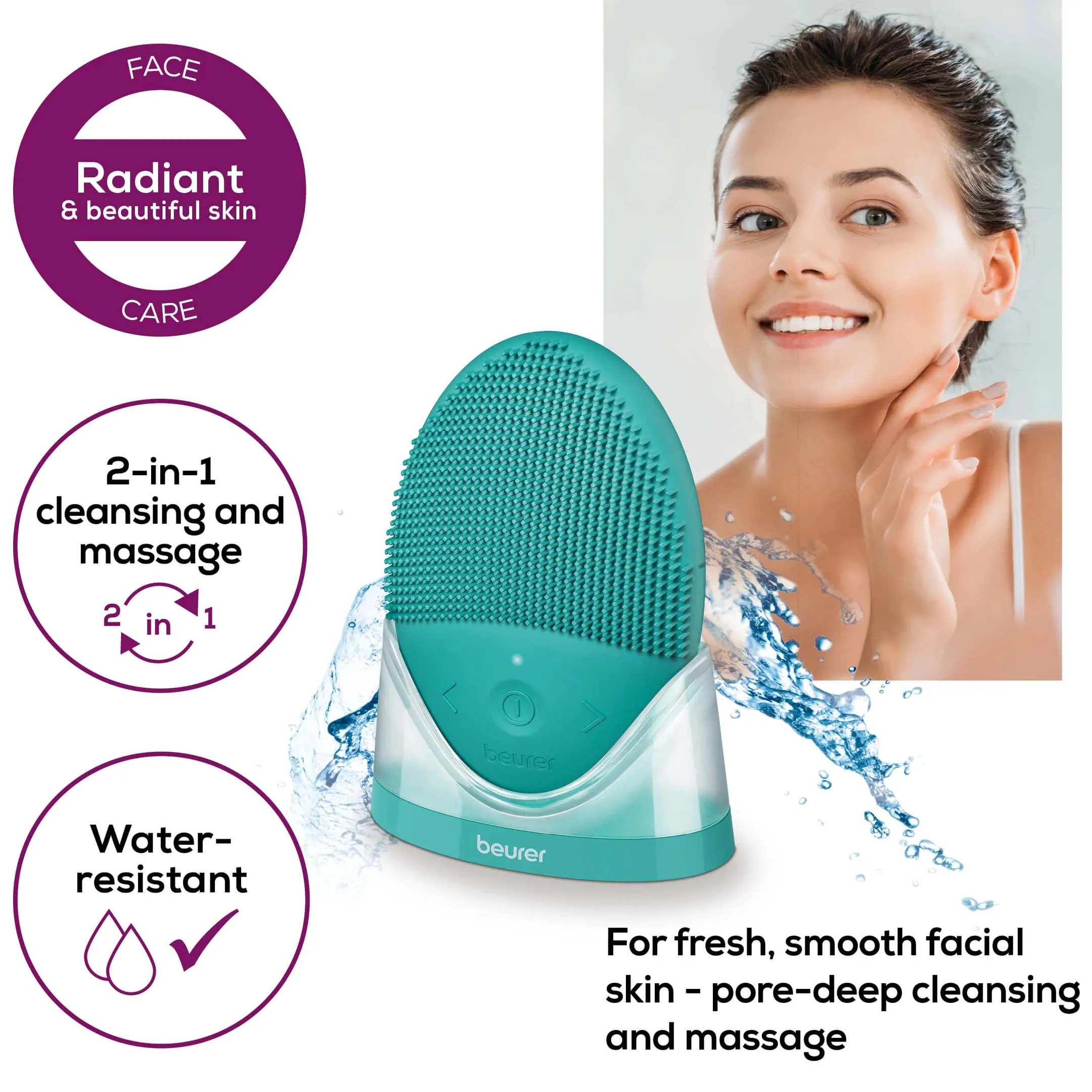 Beurer Brosse cosmétique visage FC 52 Laguna image