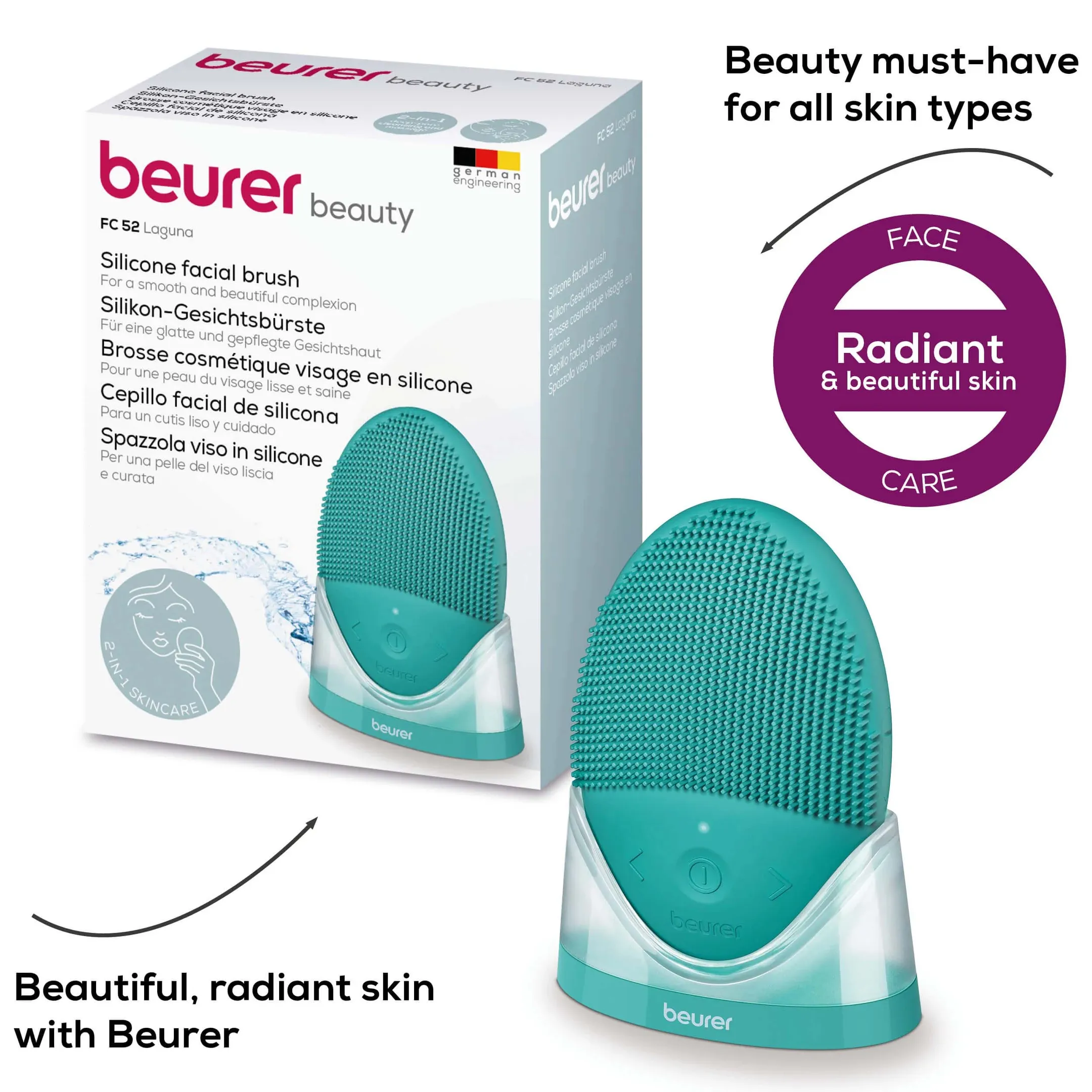 Beurer Brosse cosmétique visage FC 52 Laguna image
